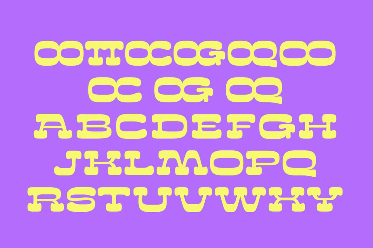 Sunny Groovy - Display Groovy Font font preview 13