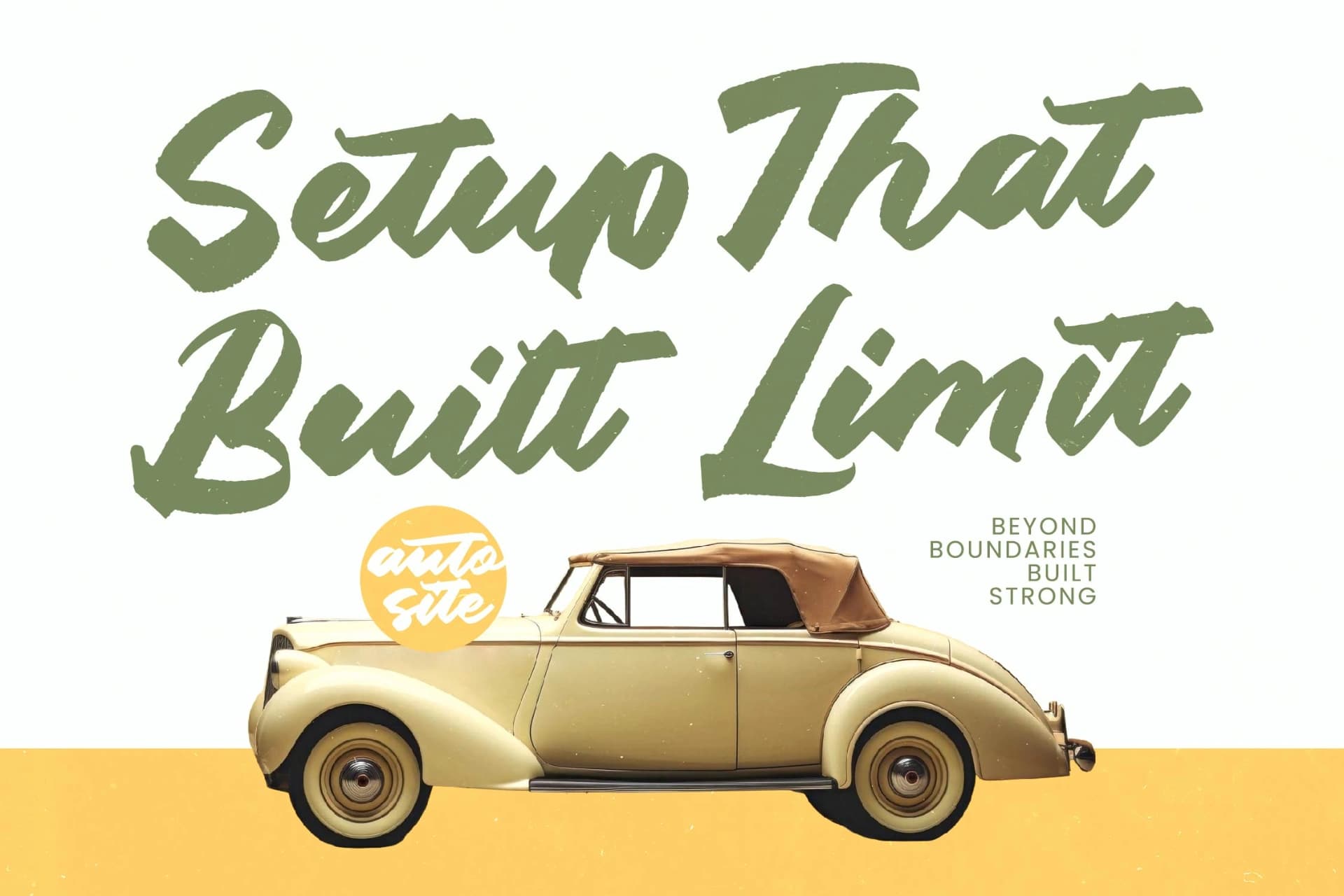 Preview 15 for Milion State – Bold Brush Font