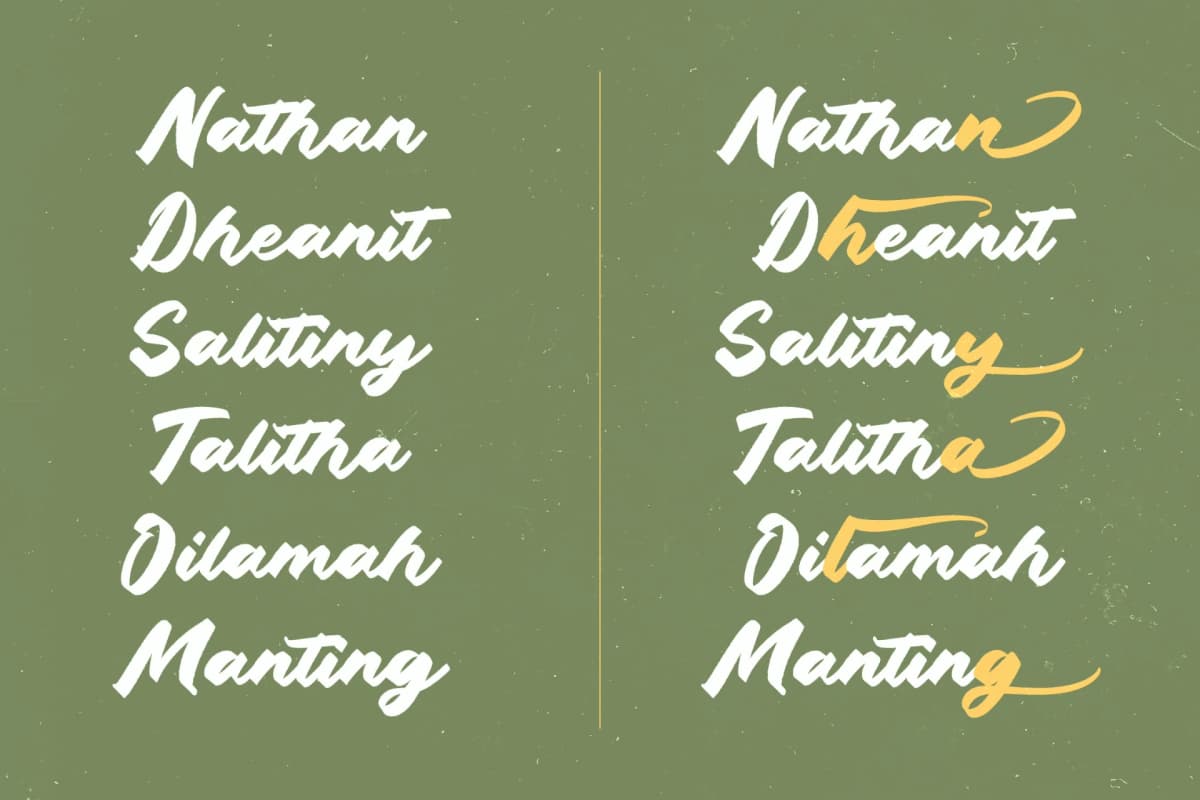 Preview 7 for Milion State – Bold Brush Font