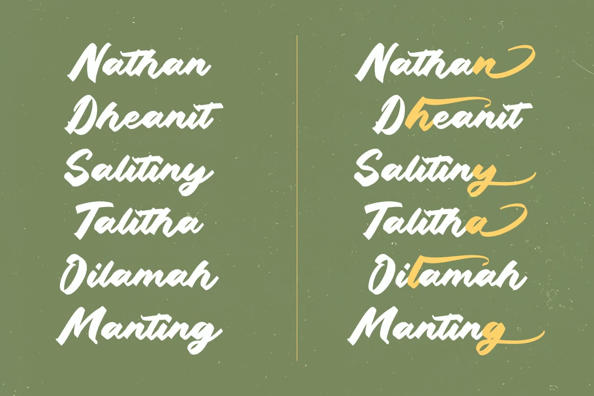 Preview 7 for Milion State – Bold Brush Font
