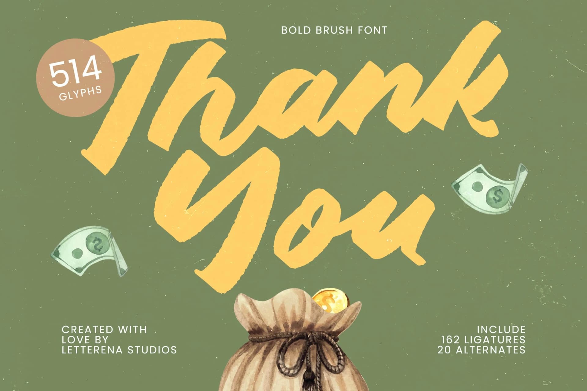 Preview 20 for Milion State – Bold Brush Font