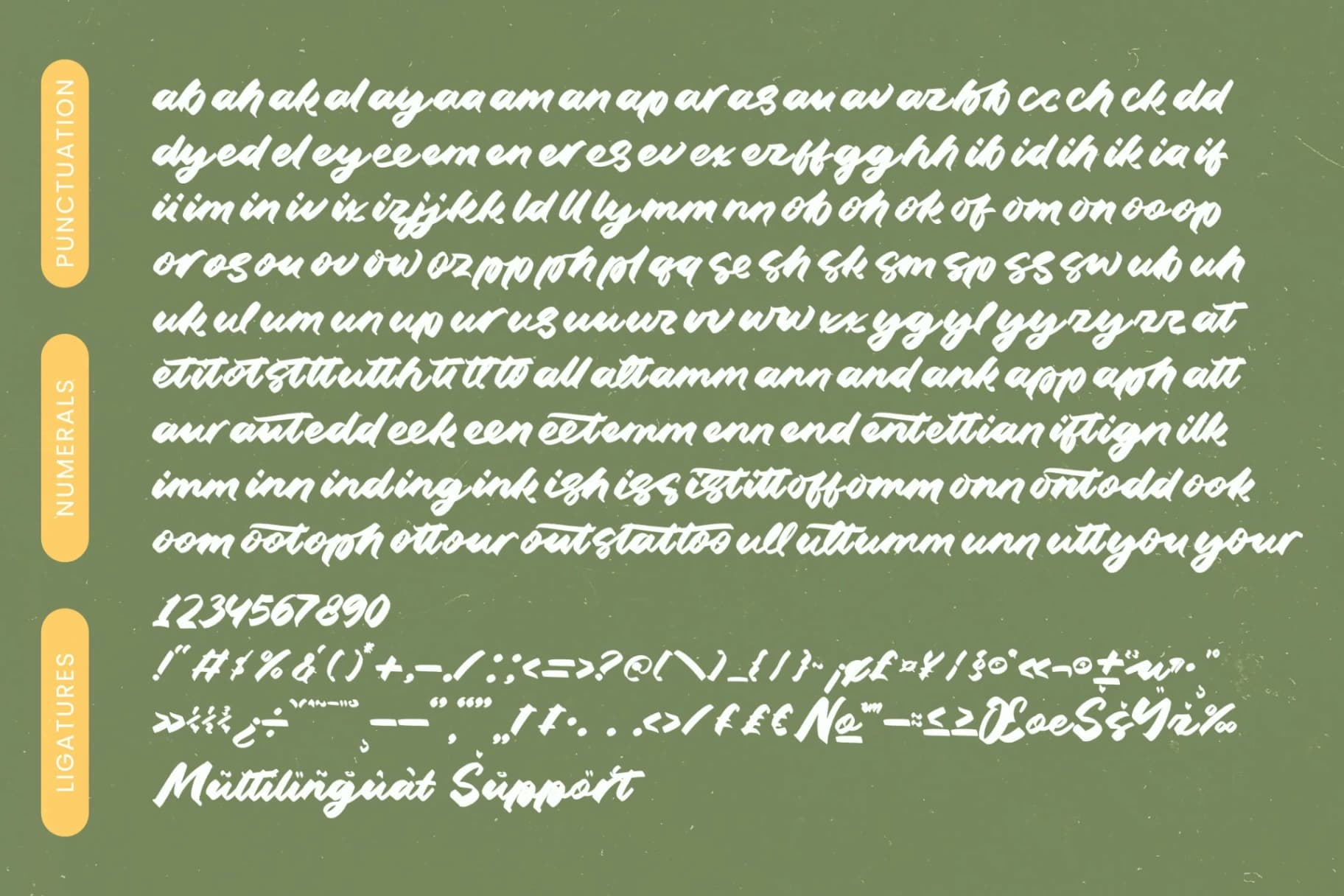 Preview 19 for Milion State – Bold Brush Font