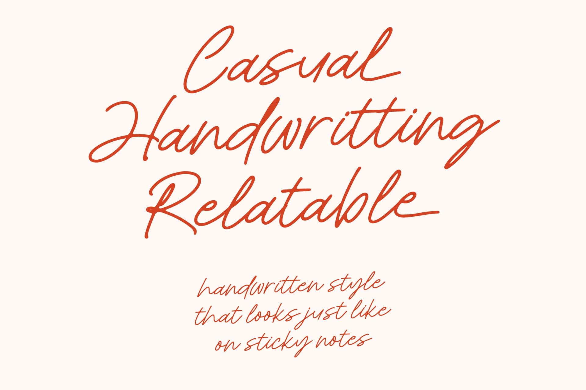 Preview 11 for Royal Spark - Handwritten Ink Font