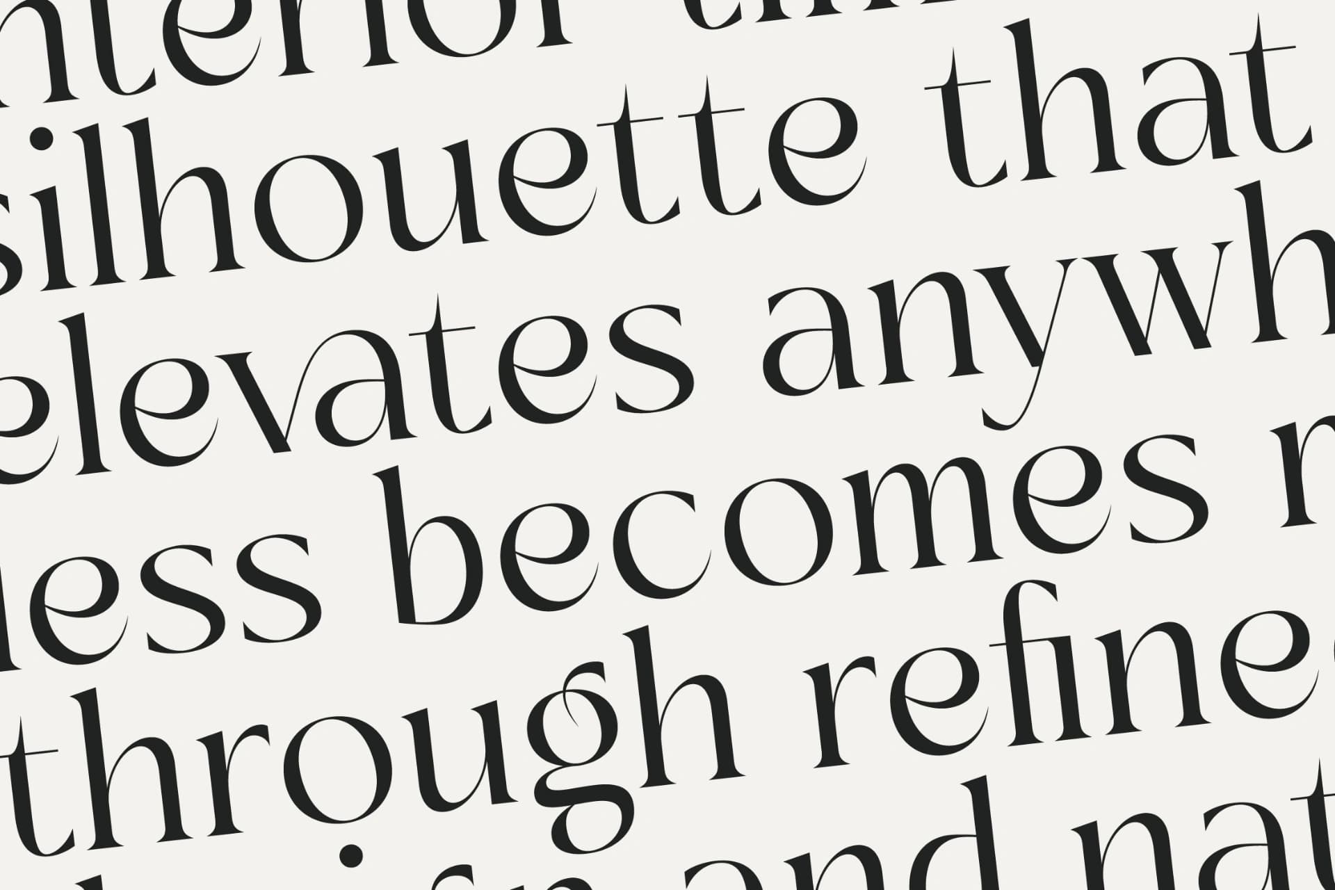 Preview 15 for Sainer Bagora - Modern Serif Typeface