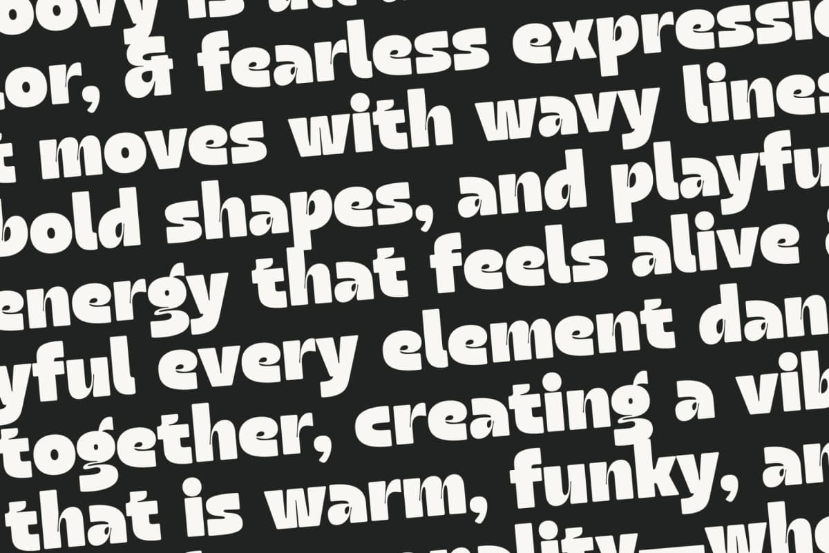 Preview 8 for Magot - Groovy Display Typeface