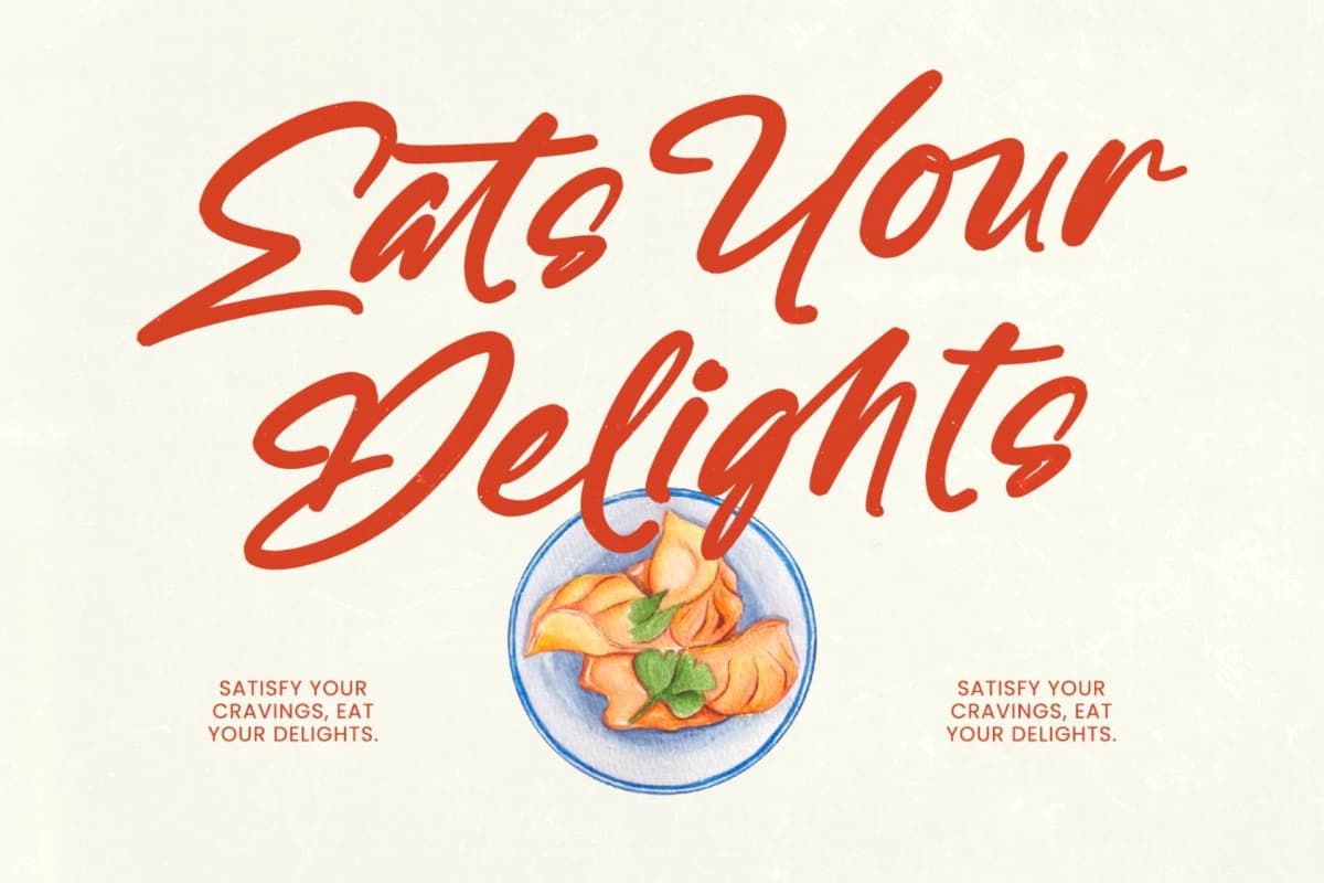 Jantik Gatulo - Bold Calligraphy Font font preview 10