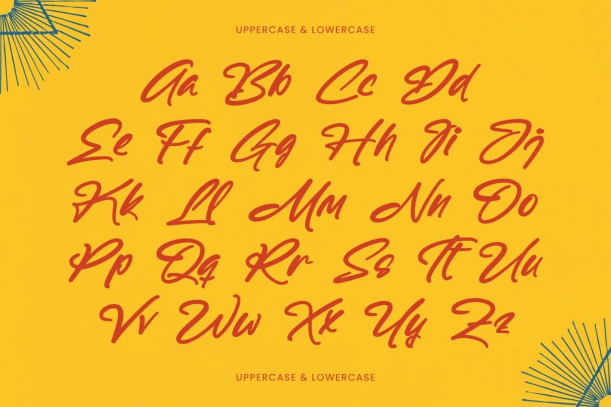Jantik Gatulo - Bold Calligraphy Font font preview 18