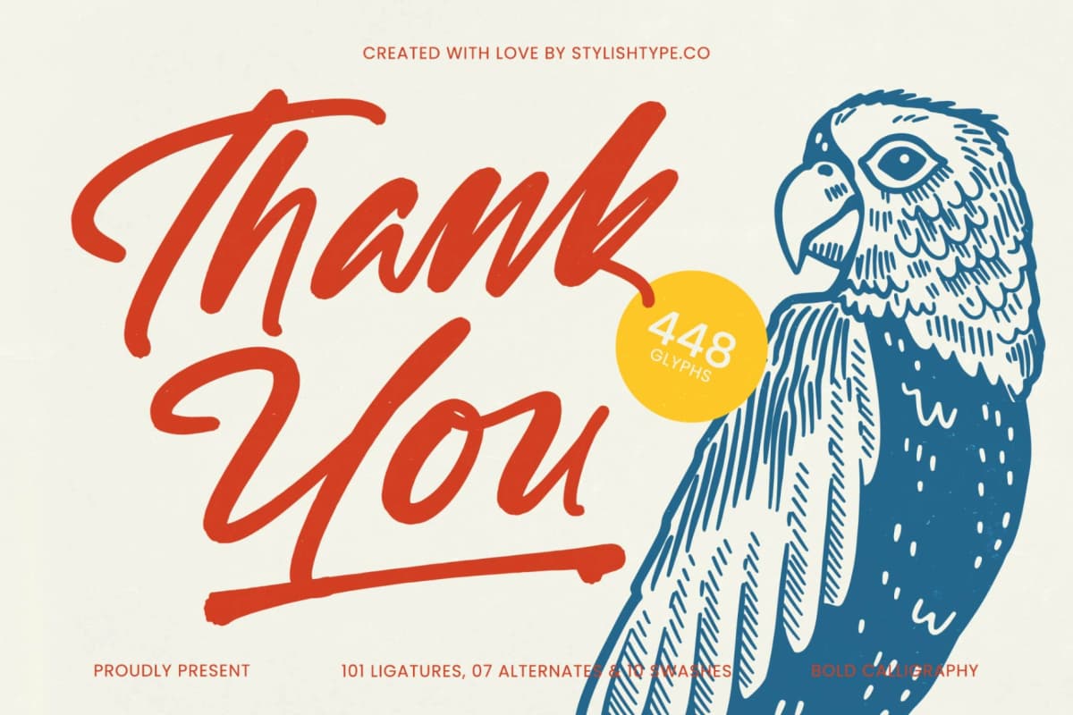 Jantik Gatulo - Bold Calligraphy Font font preview 20
