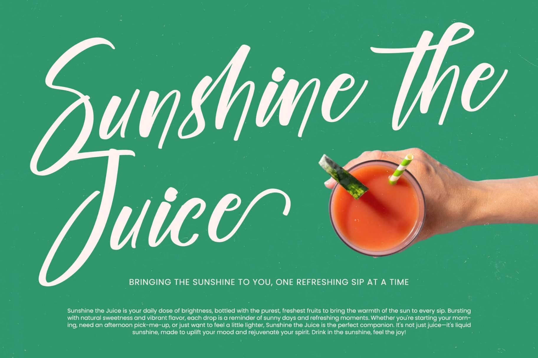 Preview 6 for Biteful Market - Modern Brush Font