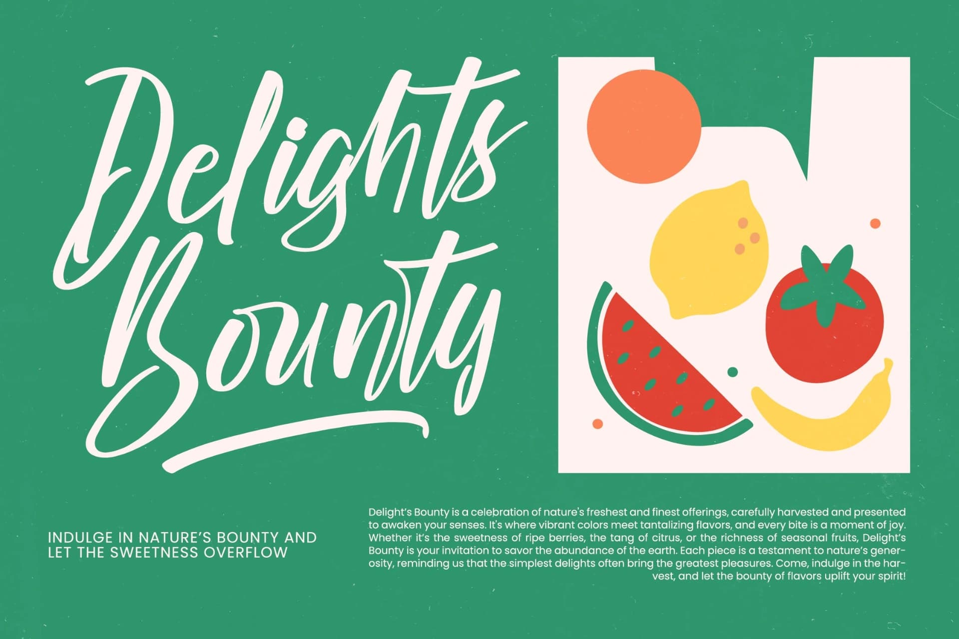 Preview 4 for Biteful Market - Modern Brush Font