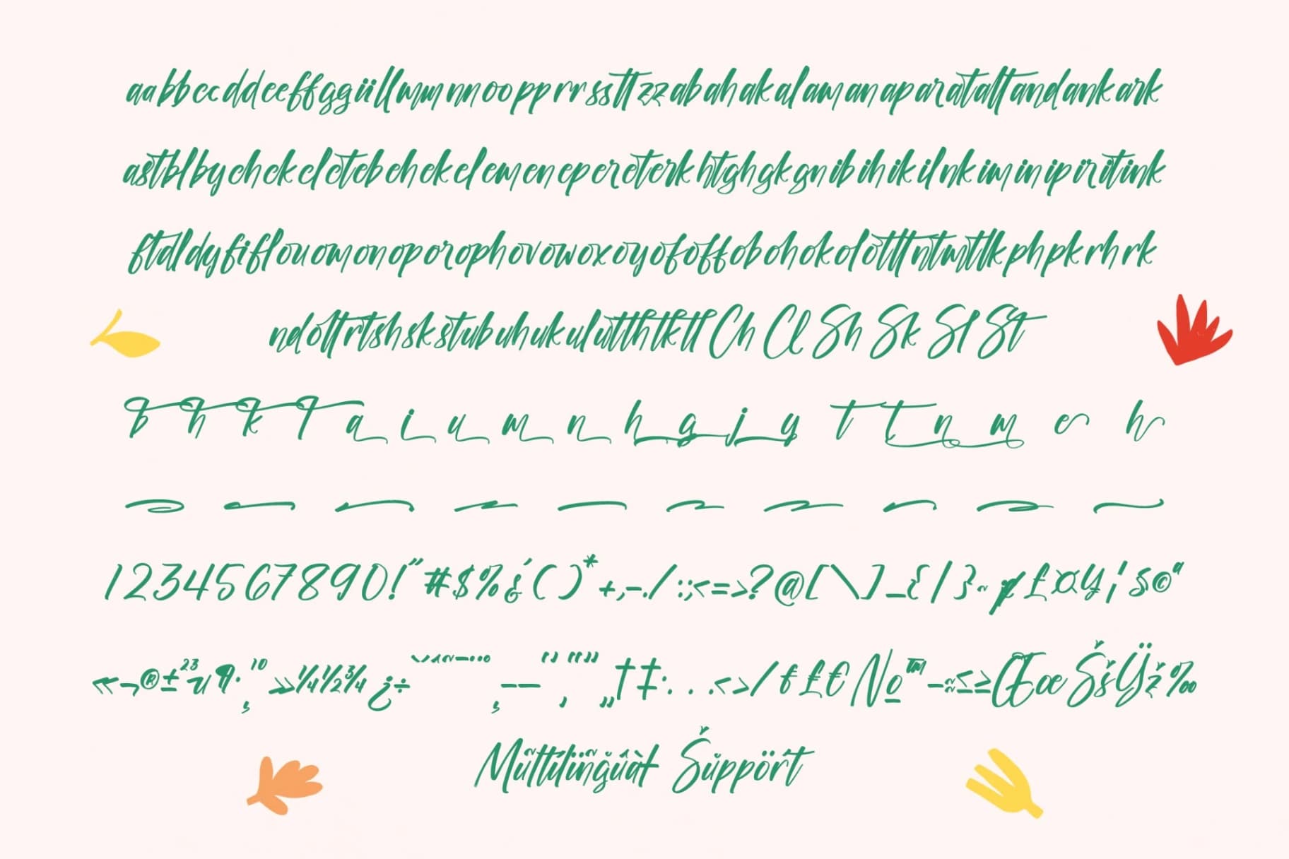 Preview 19 for Biteful Market - Modern Brush Font