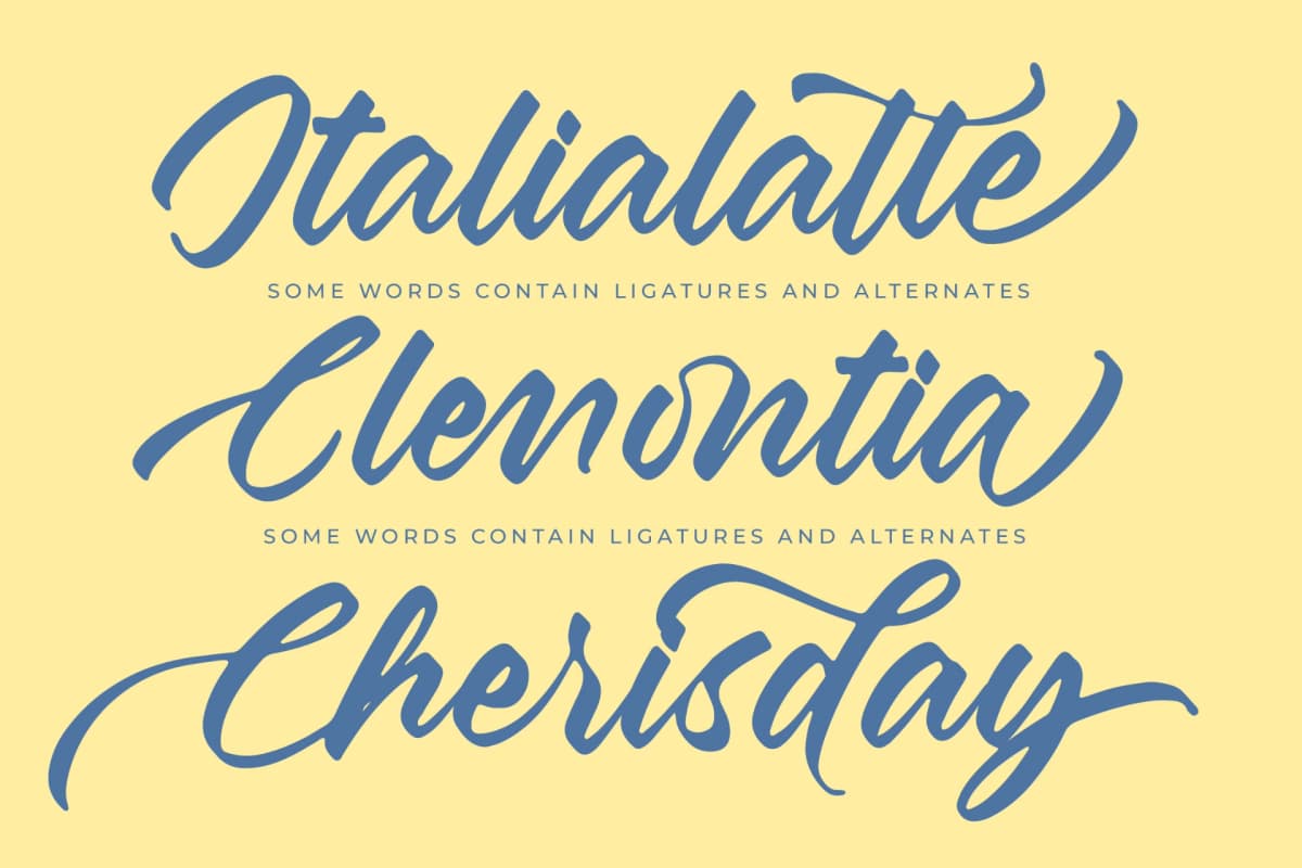 Aretlar Eraghes – Bold Calligraphy Font Type font preview 16