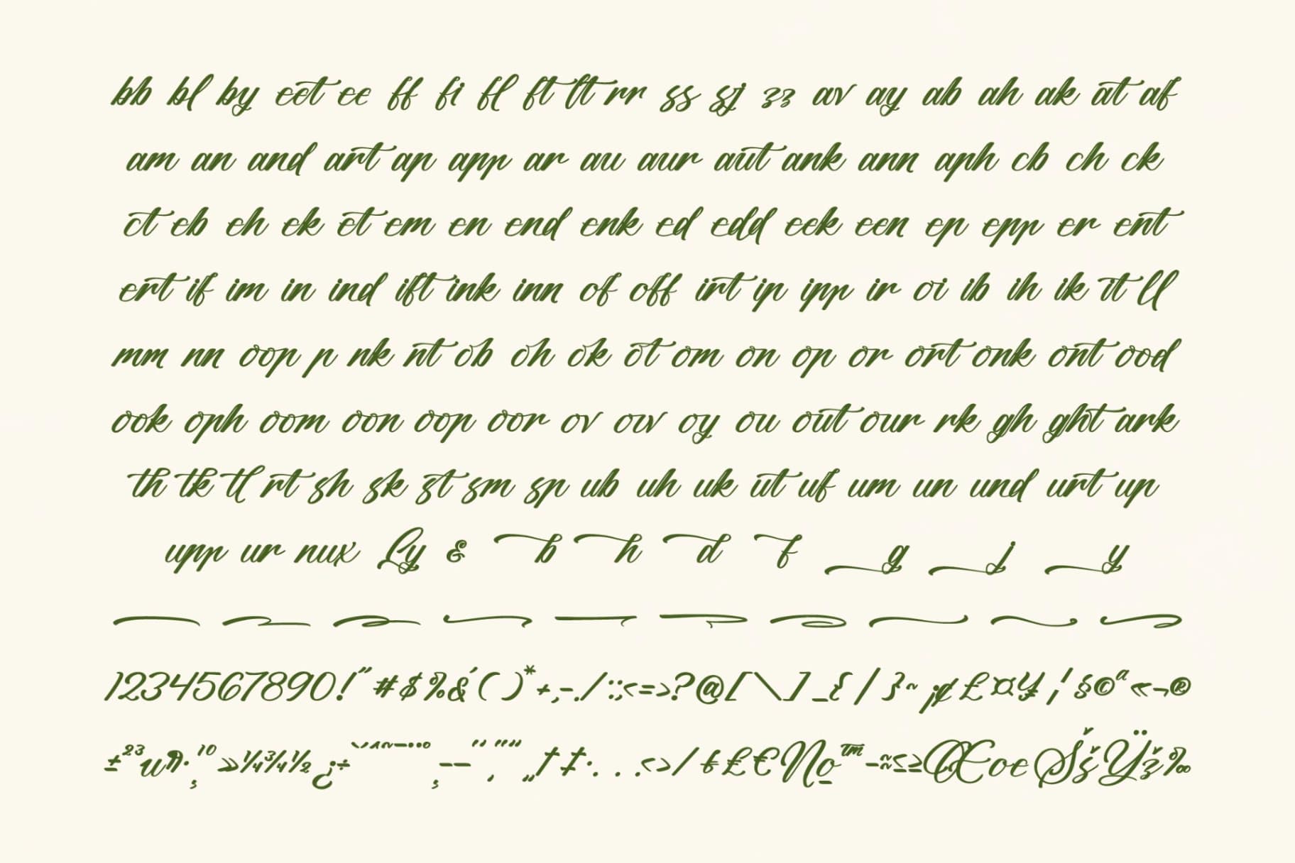 Preview 19 for Grand Smith - Modern Brush Font