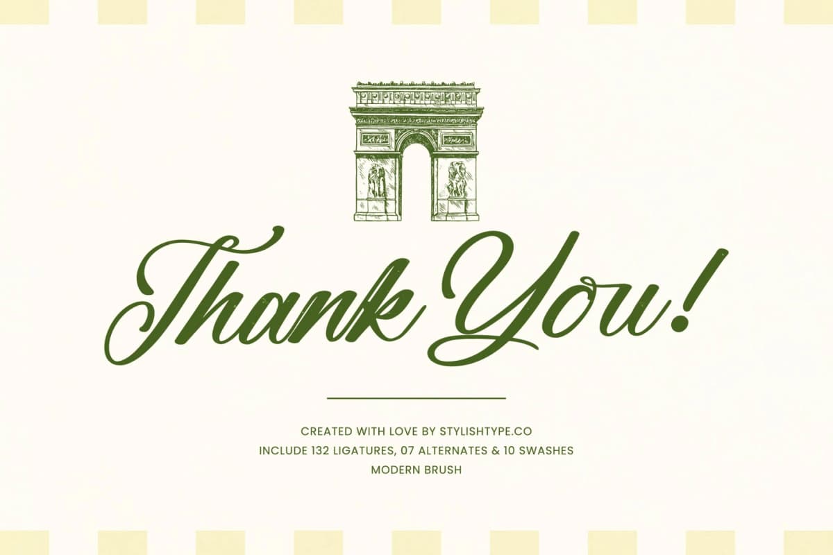 Grand Smith - Modern Brush Font font preview 20
