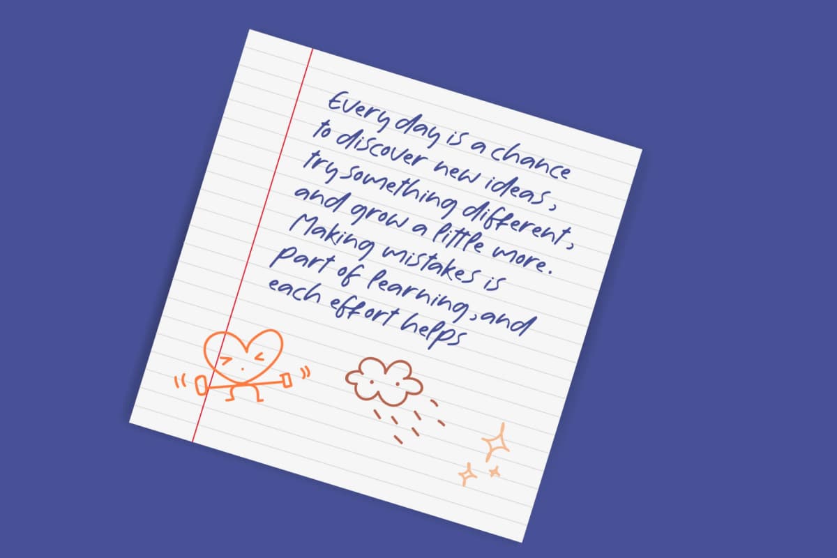 Meadow Yesterdream - Sticky Notes Font Type font preview 10
