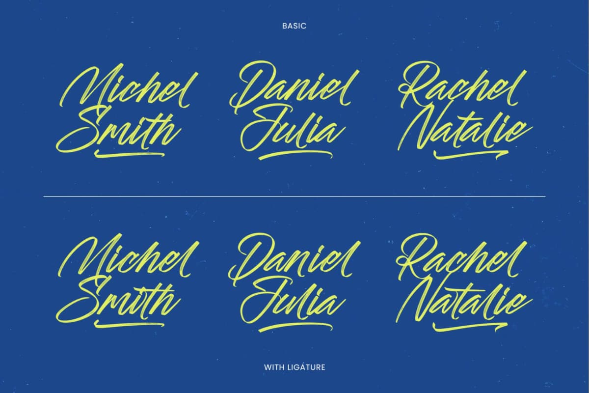 Preview 3 for Ghaya Dalton - Bold Brush Font