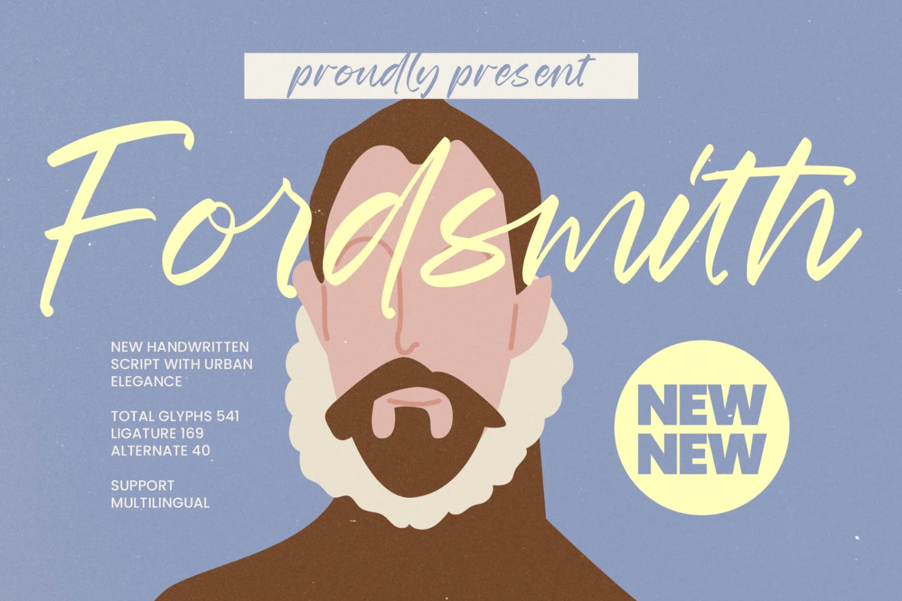 Preview of Fordsmith - New Handwritten Script With Urban Elegance font