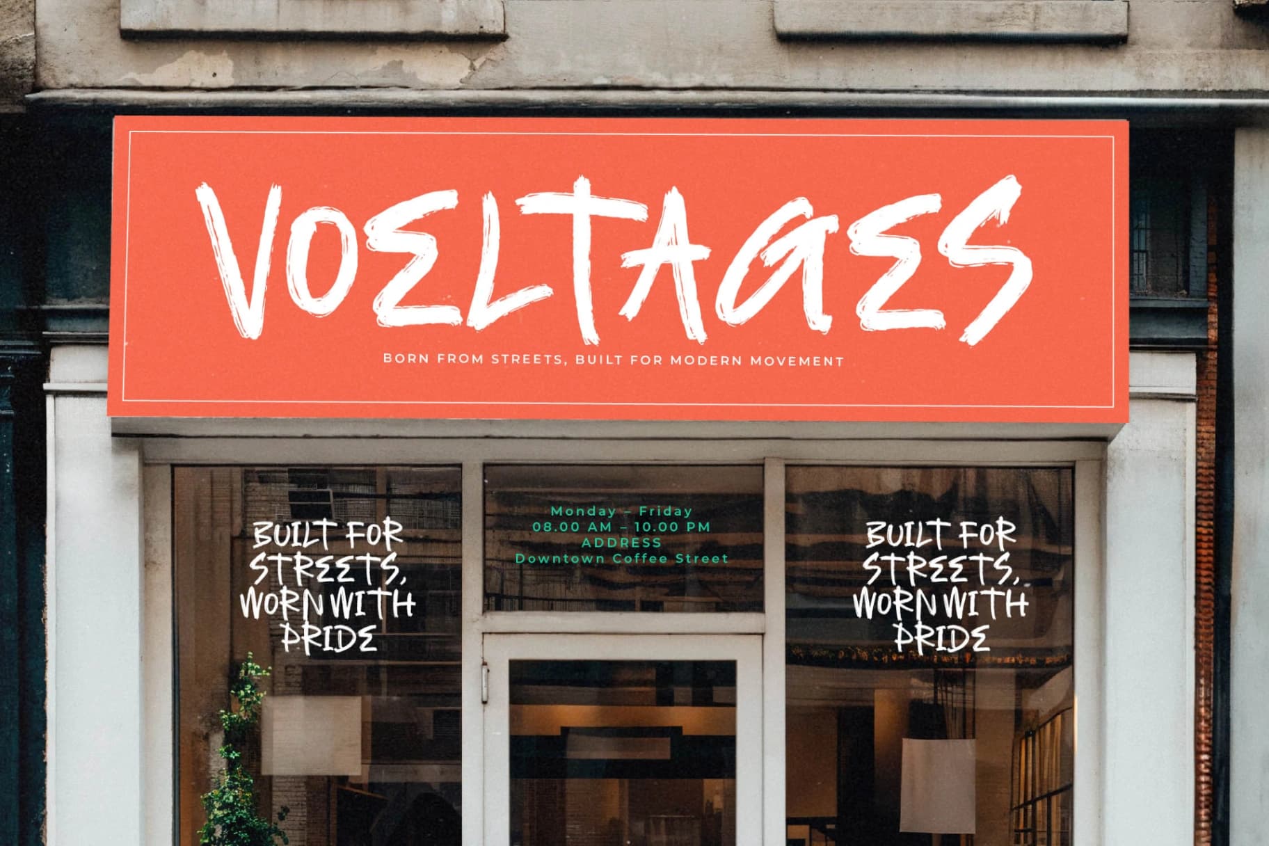 Preview 13 for Asphalt Grunge - Modern Handbrush Font