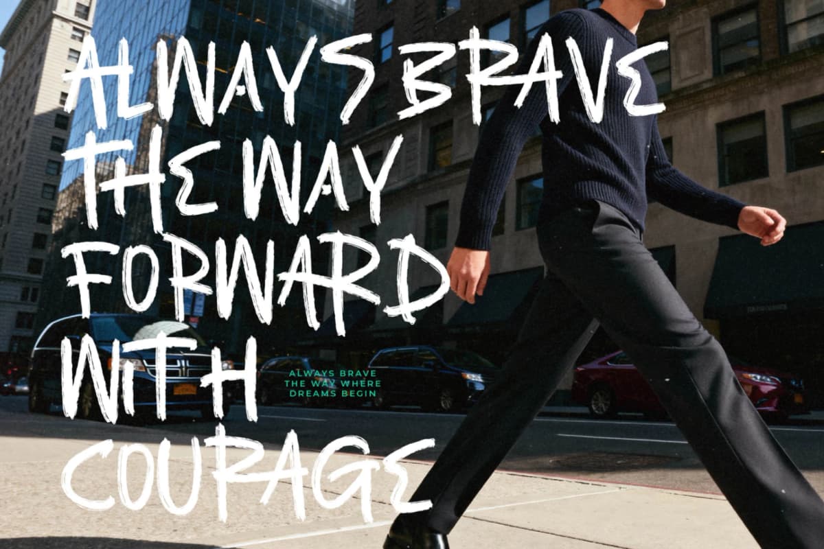 Asphalt Grunge - Modern Handbrush Font font preview 17
