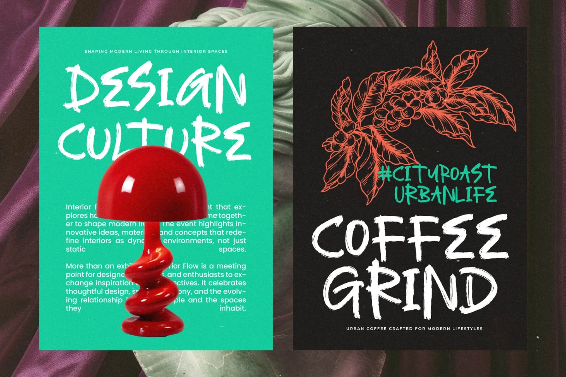 Preview 4 for Asphalt Grunge - Modern Handbrush Font