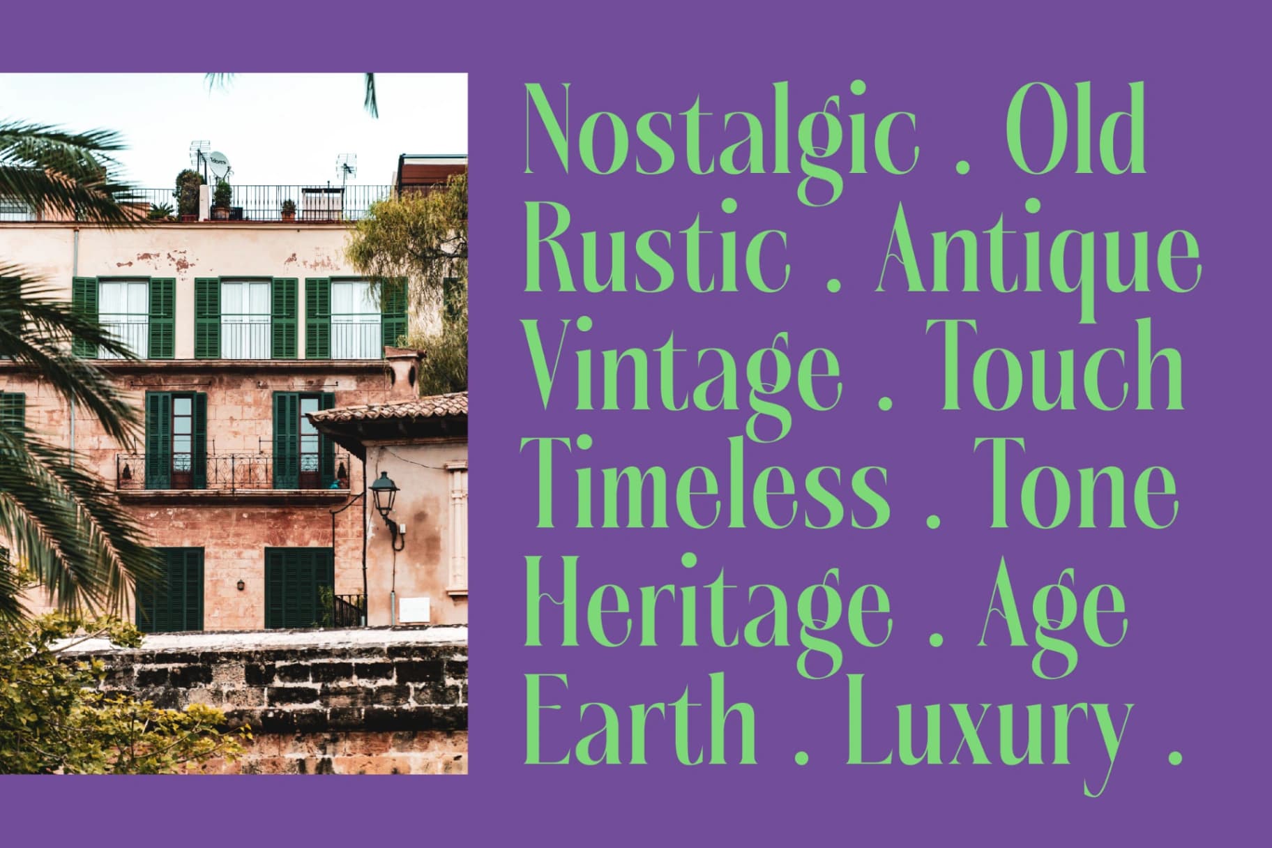 Preview 7 for Kushers - Serif Display Typeface