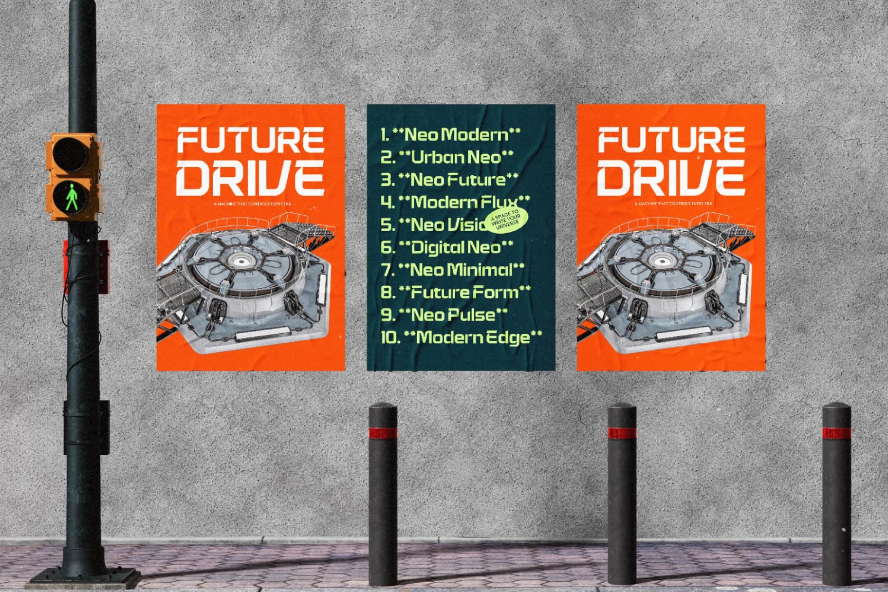 Preview 14 for Digital Galaxy - Futuristic Display Sans
