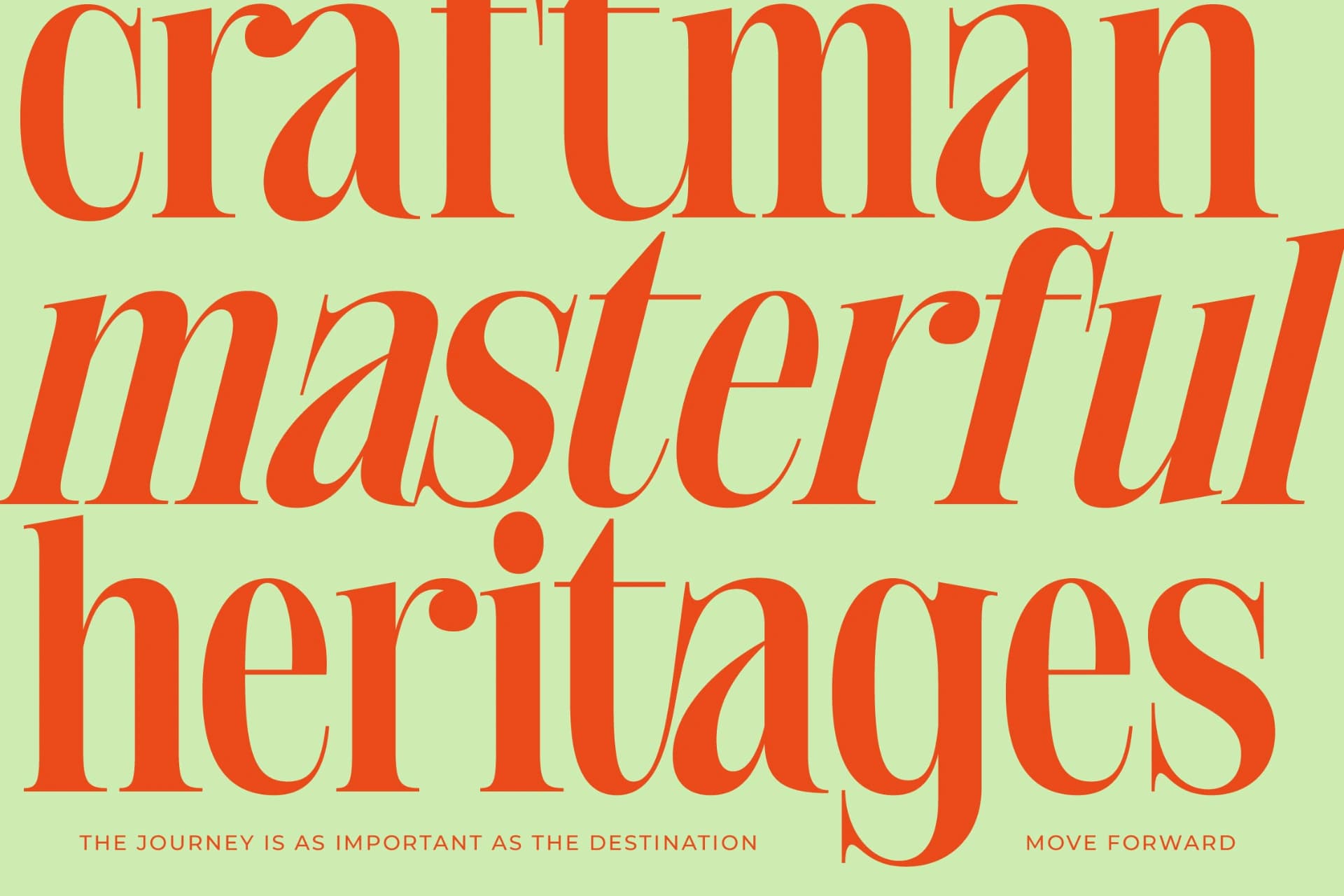 Preview 7 for Delivery Feedback - Modern Serif Font