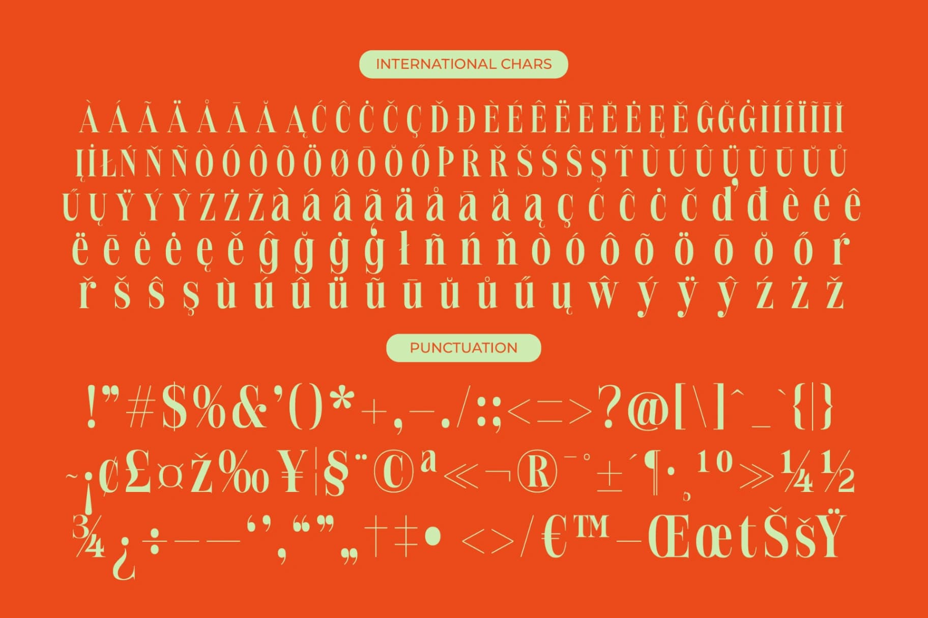 Preview 18 for Delivery Feedback - Modern Serif Font