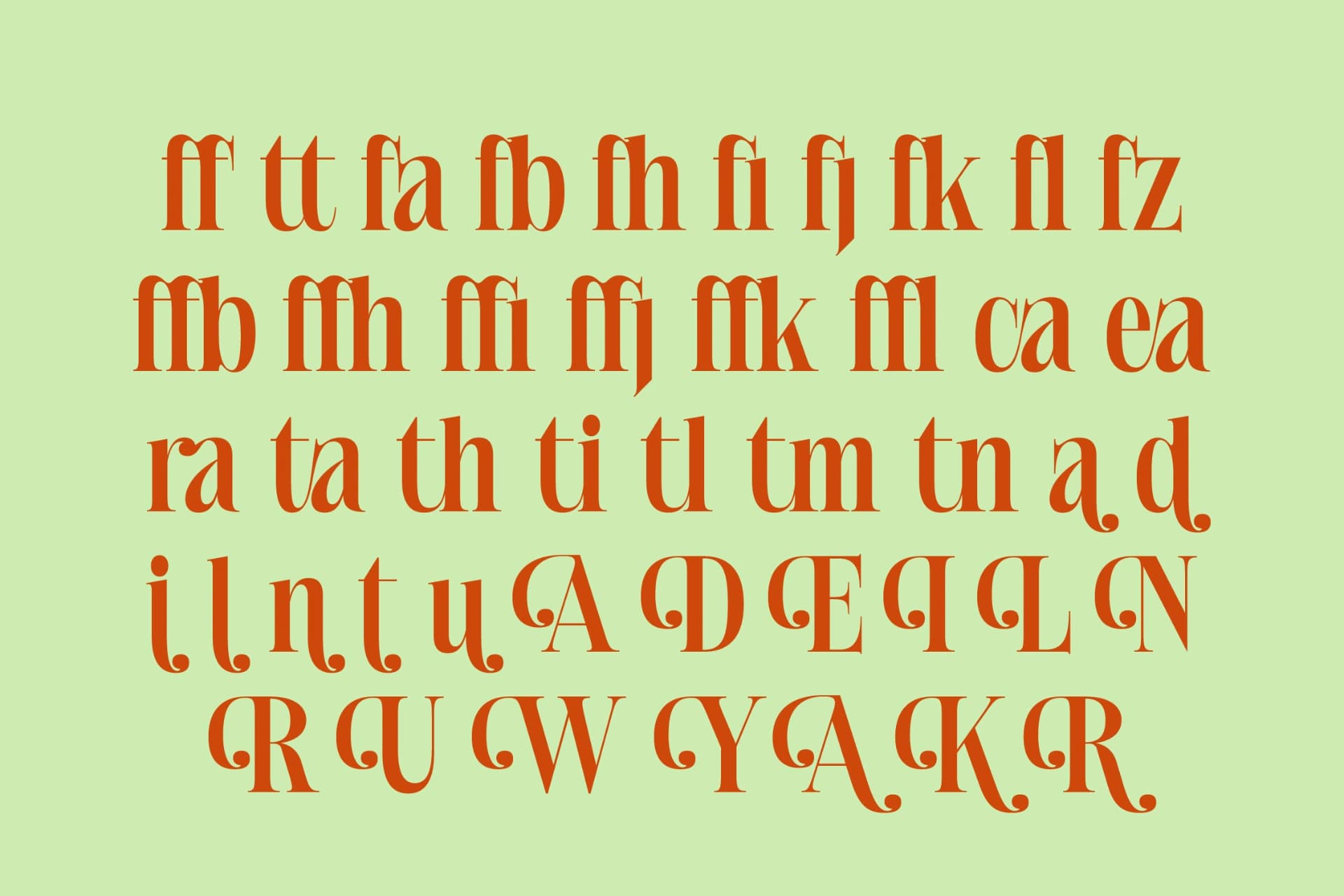 Preview 17 for Delivery Feedback - Modern Serif Font