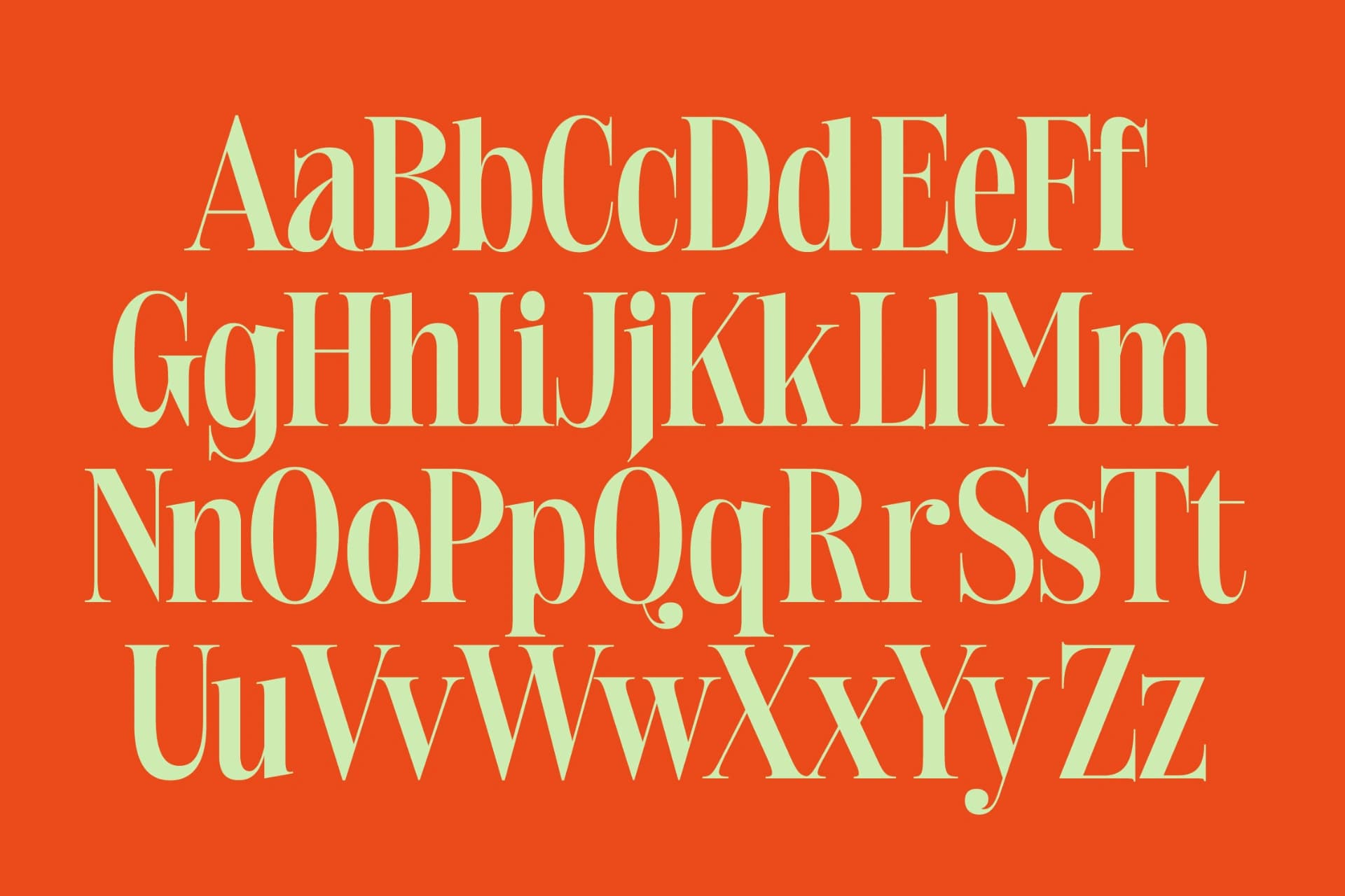 Preview 14 for Delivery Feedback - Modern Serif Font