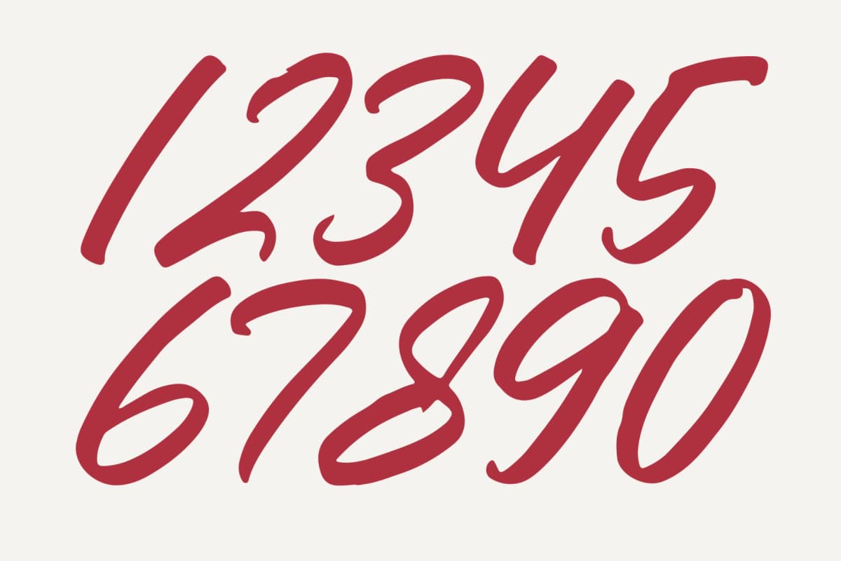 Dummy Catidays - Handwritten Brush Font font preview 19