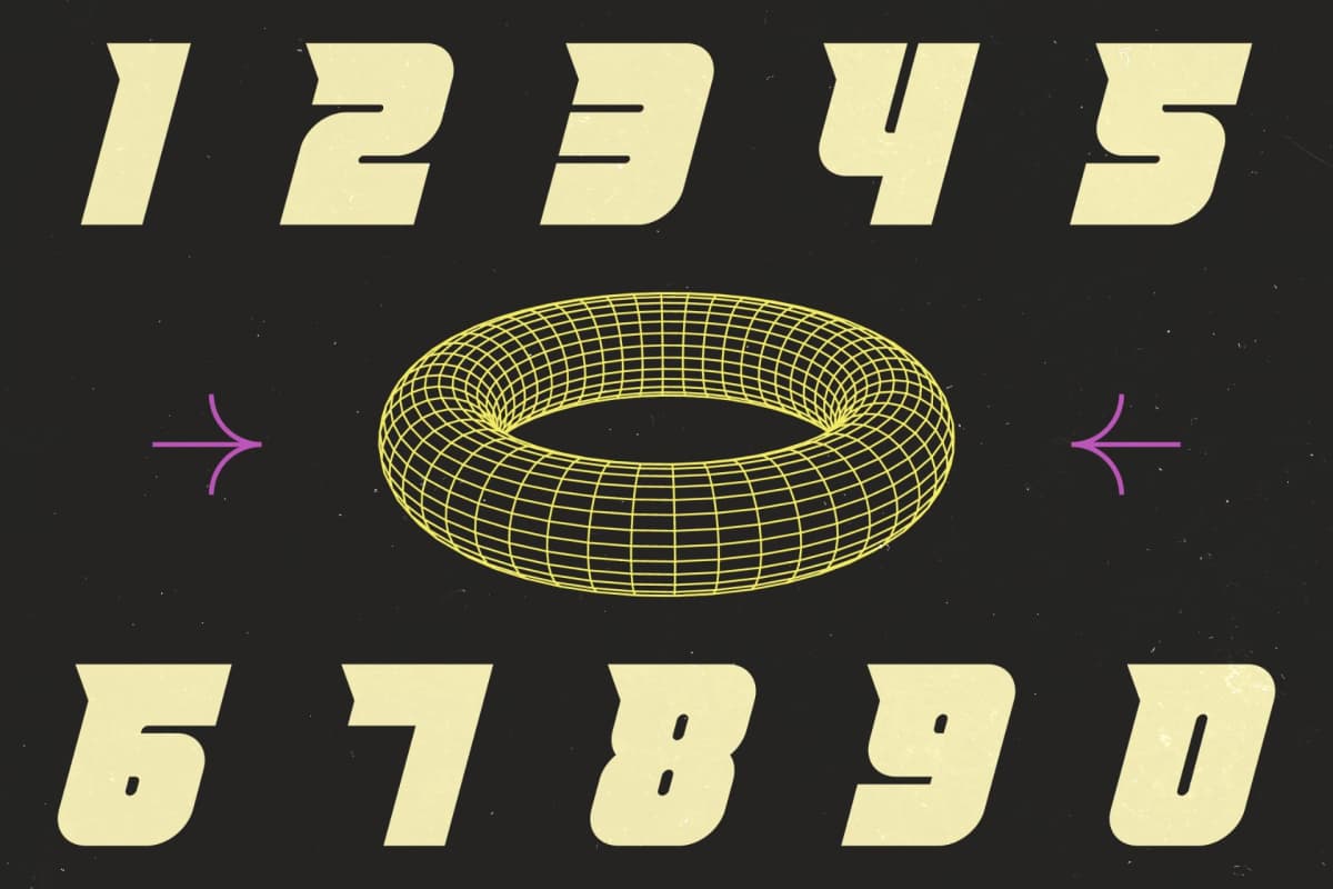Acids Urban Italic - Futuristic Sporty Display Font font preview 7