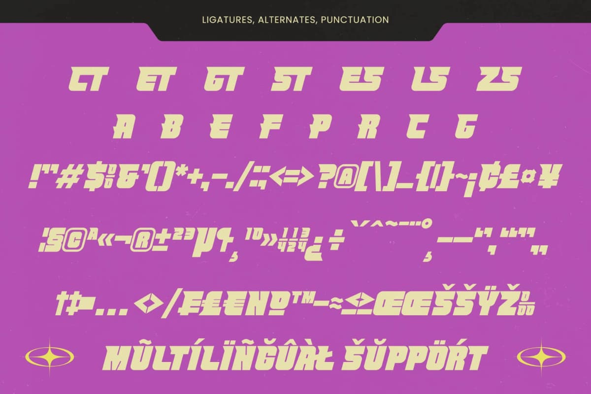 Acids Urban Italic - Futuristic Sporty Display Font font preview 18
