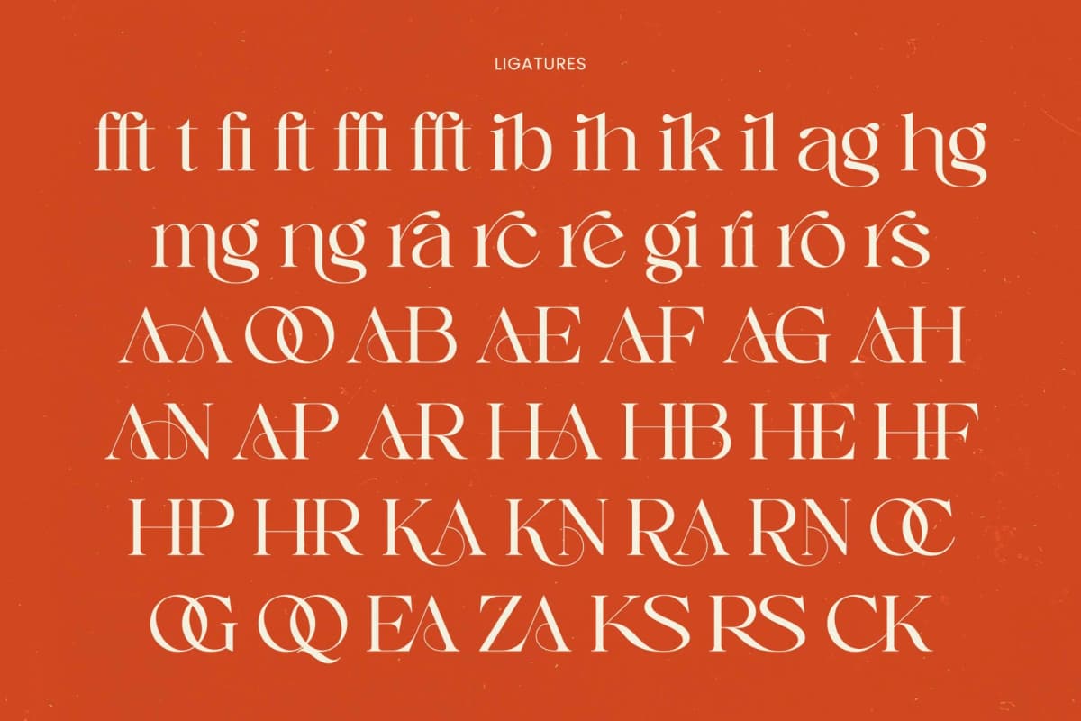 Enikra - Elegant Thin Serif Display font preview 11