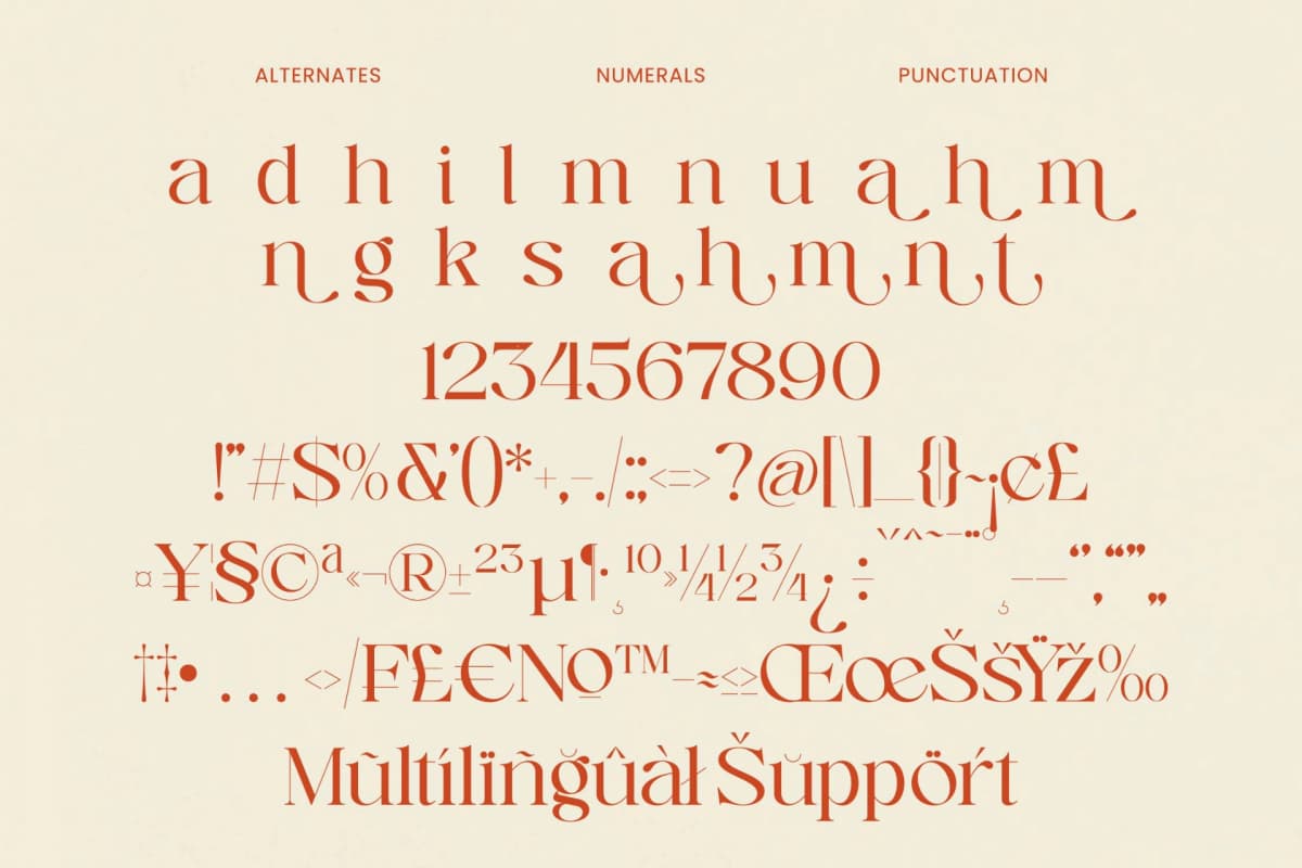 Enikra - Elegant Thin Serif Display font preview 19