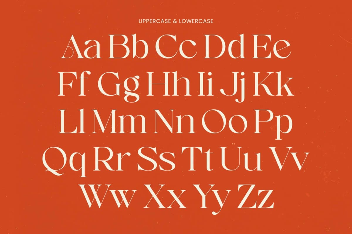 Enikra - Elegant Thin Serif Display font preview 9
