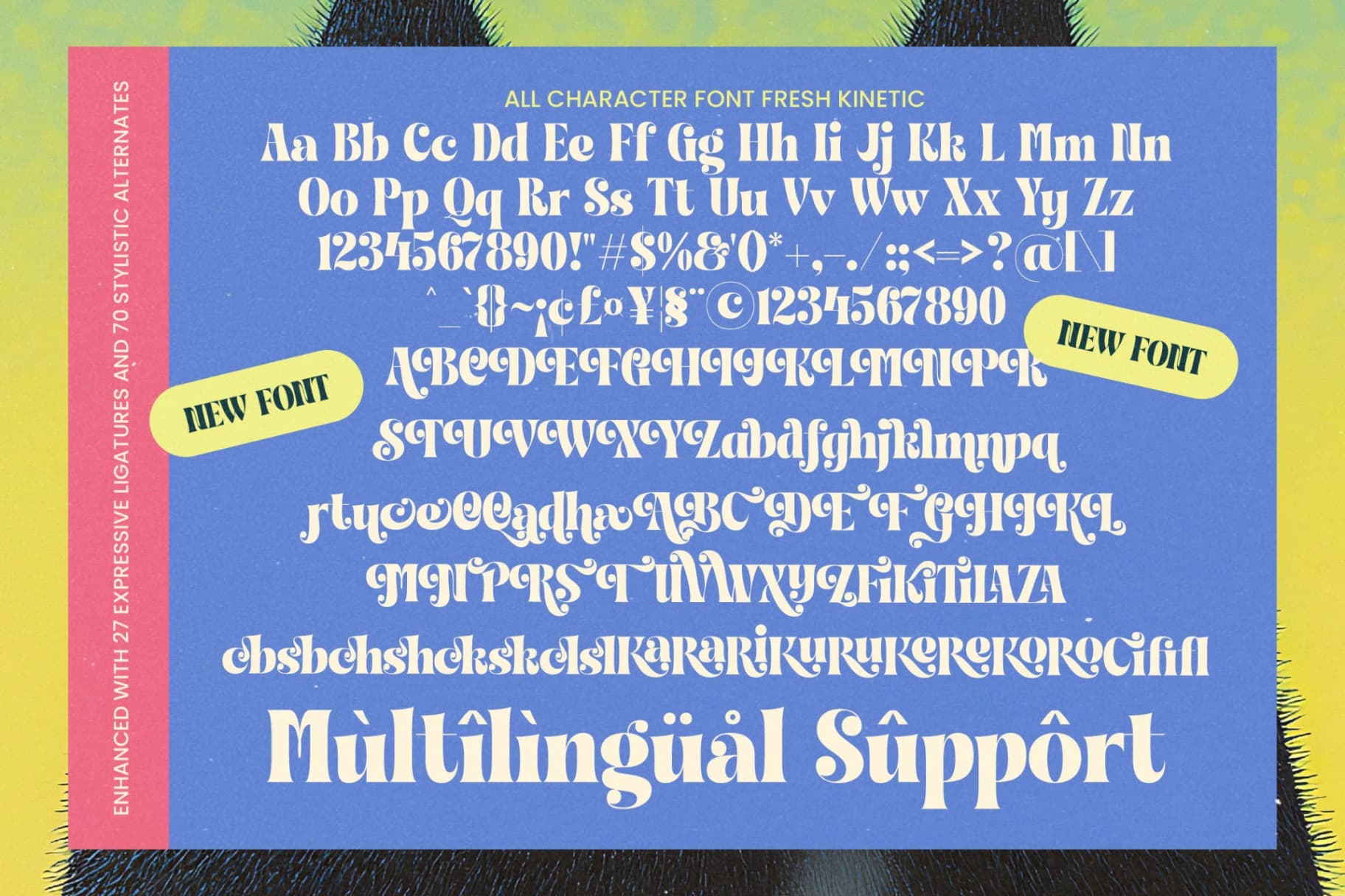 Preview 15 for Fresh Kinetic - Modern Display Font