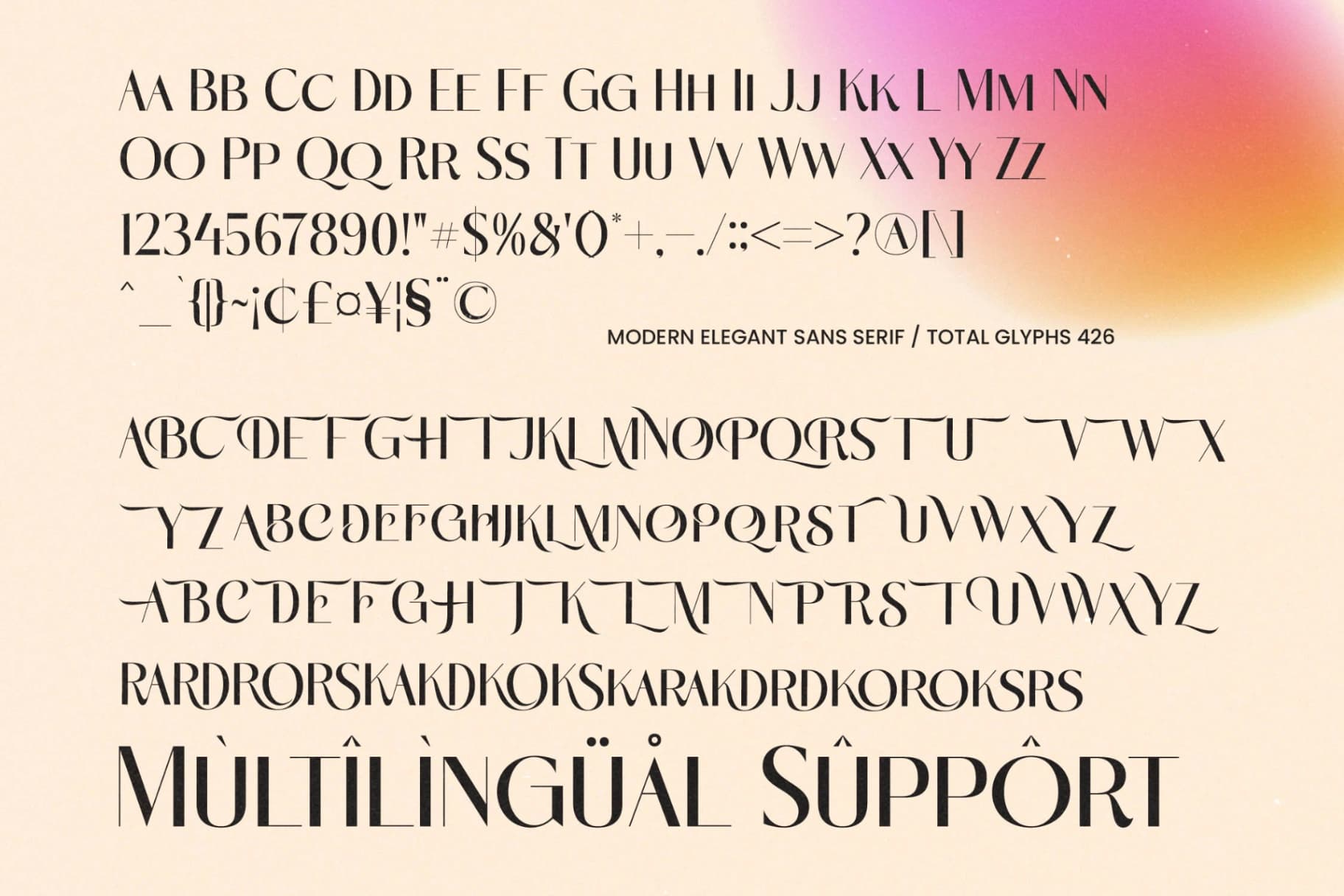 Preview 10 for Marogis - Modern Elegant Sans Serif Font