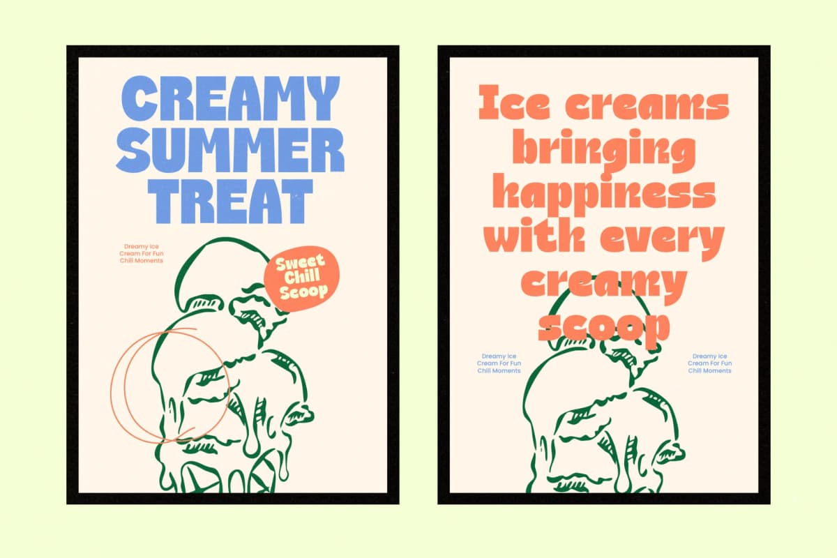 Preview 3 for Natural Sage - Modern Display Sans