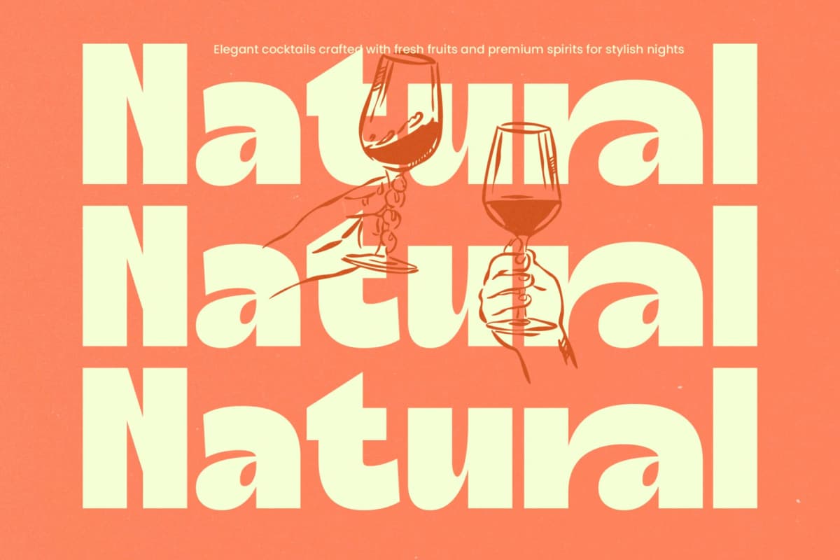 Preview 6 for Natural Sage - Modern Display Sans