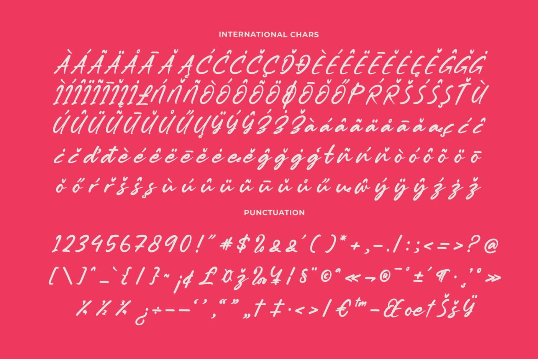 Preview 18 for Muslyne Lettavella – Aesthetic Handwritten Font