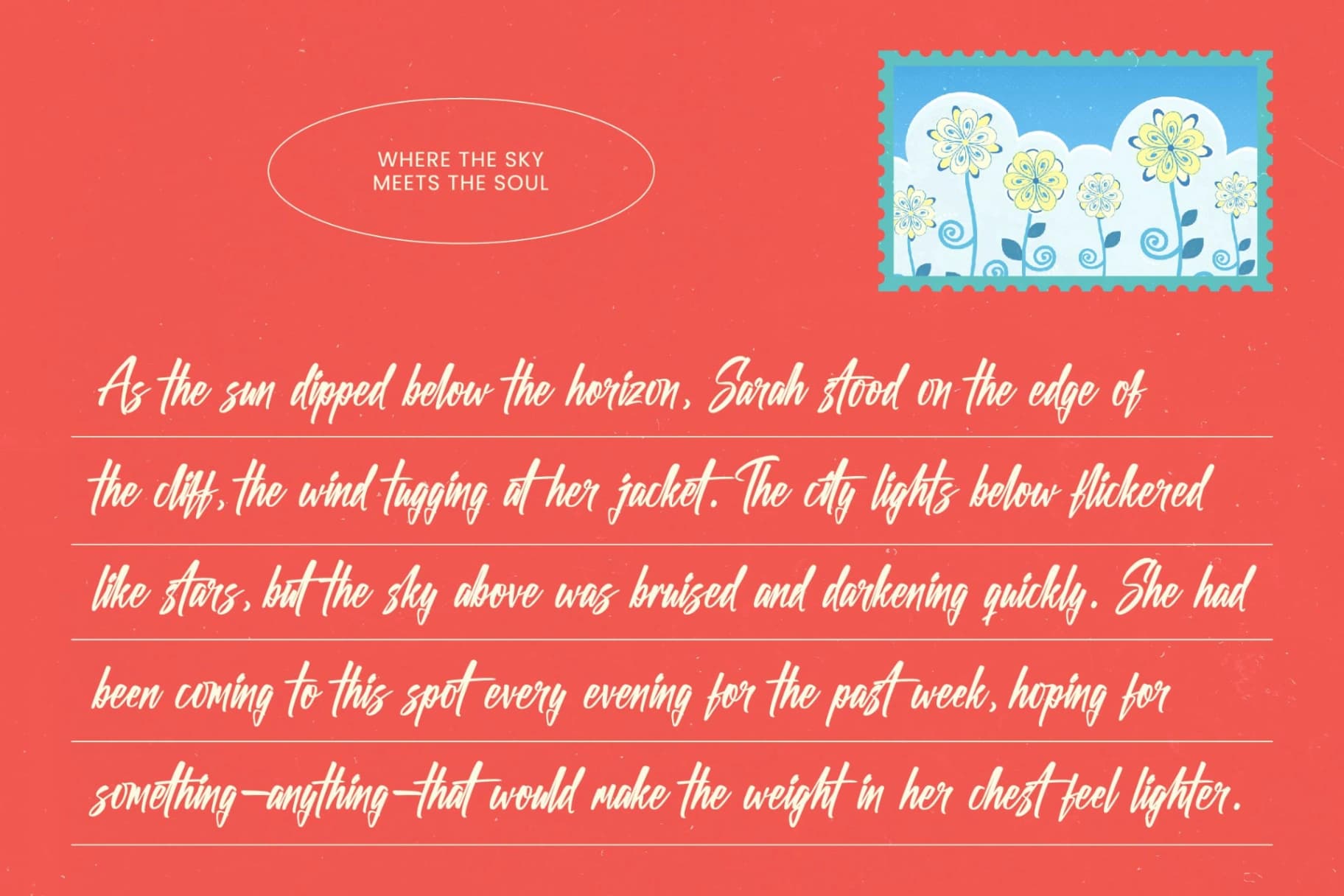Preview 3 for Hidden Chills - Bold Brush Font