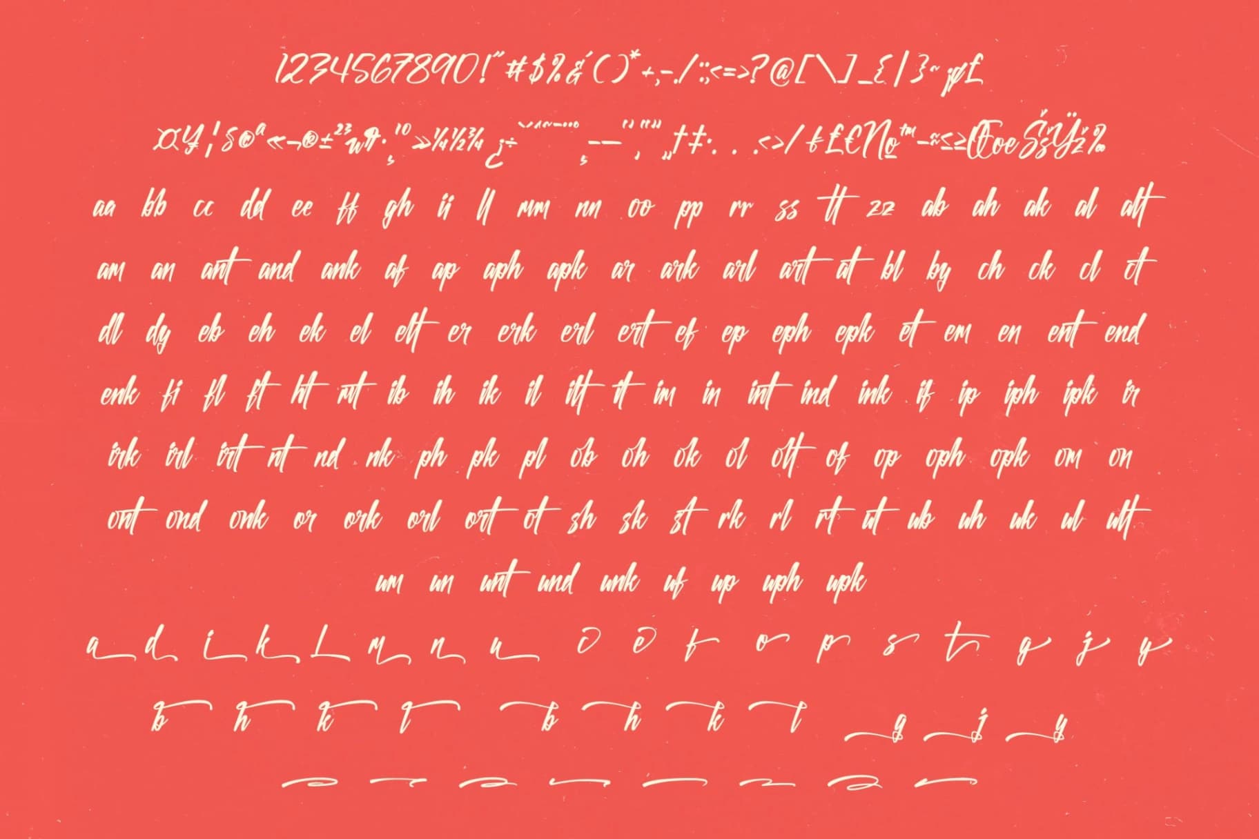 Preview 18 for Hidden Chills - Bold Brush Font