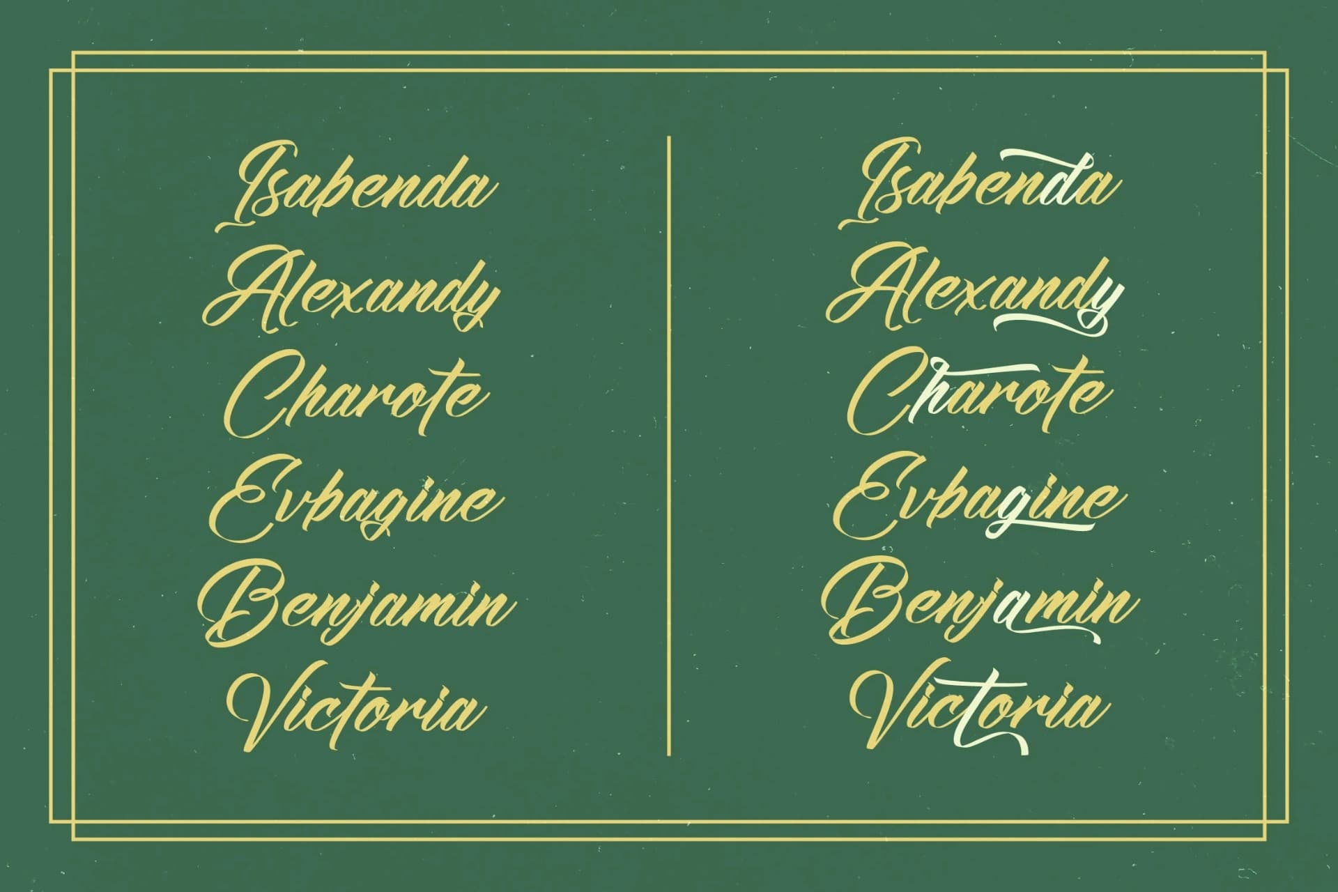 Preview 11 for Amigdal - Bold Calligraphy Font