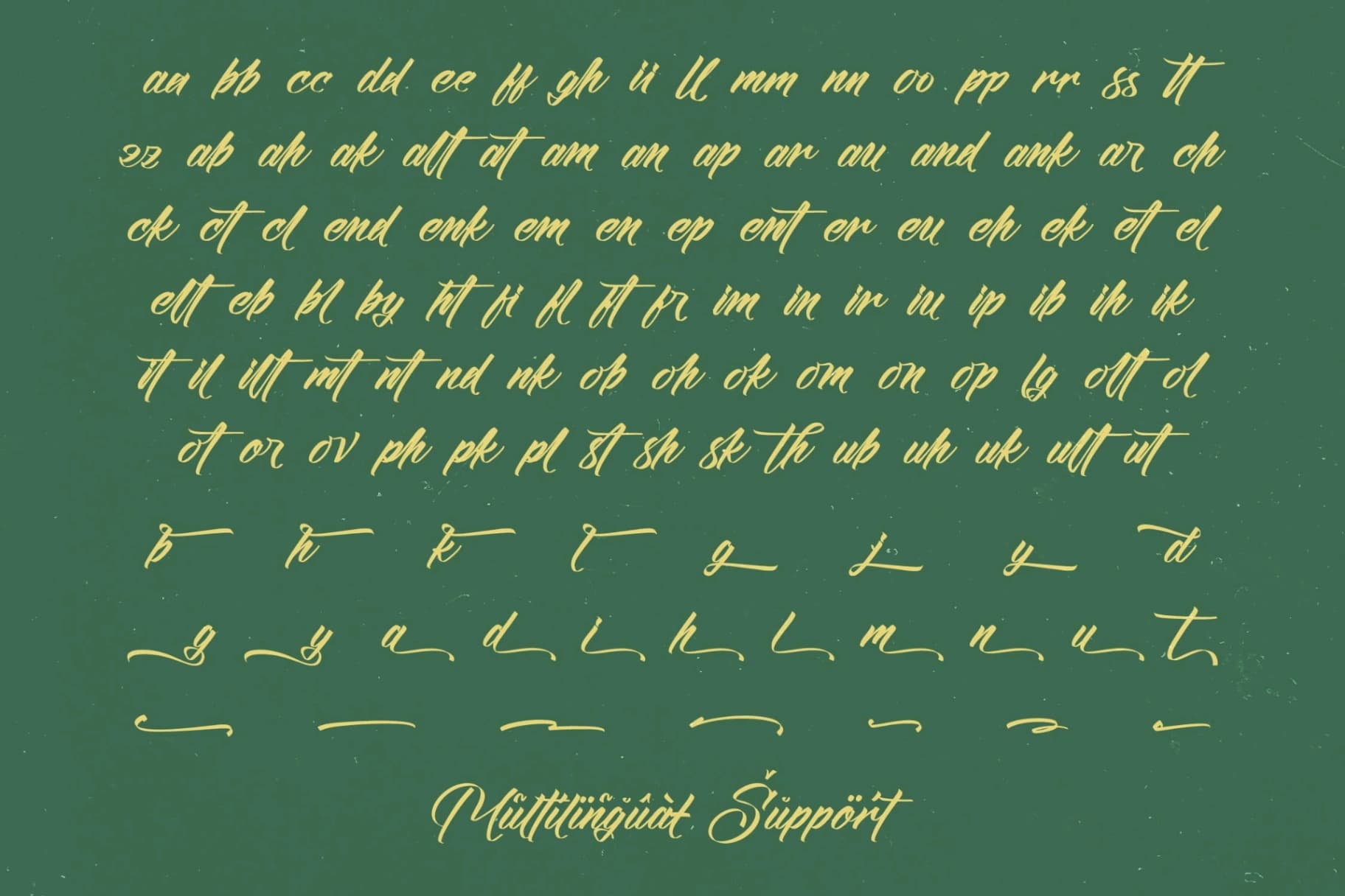 Preview 19 for Amigdal - Bold Calligraphy Font
