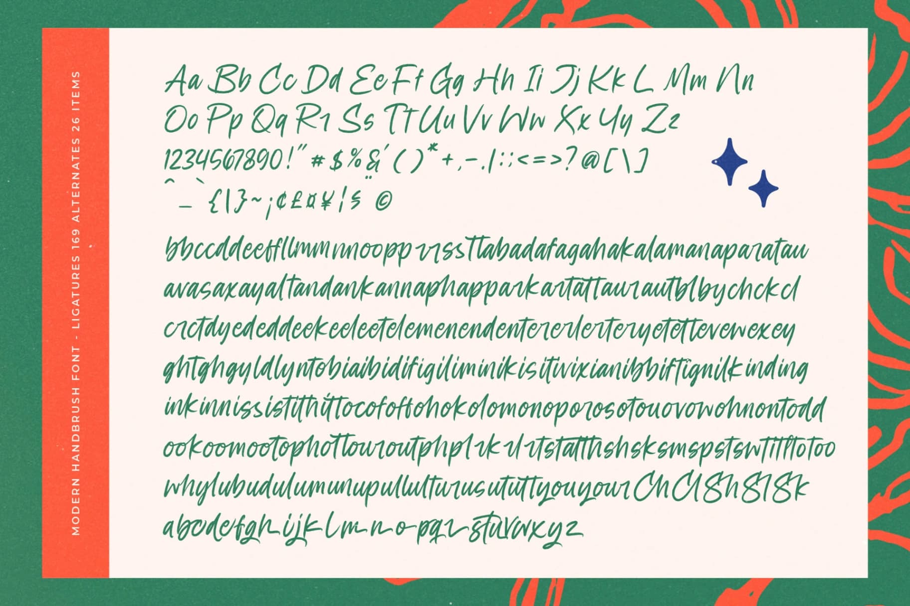 Preview 19 for Pink Fields - Modern Handbrush Font