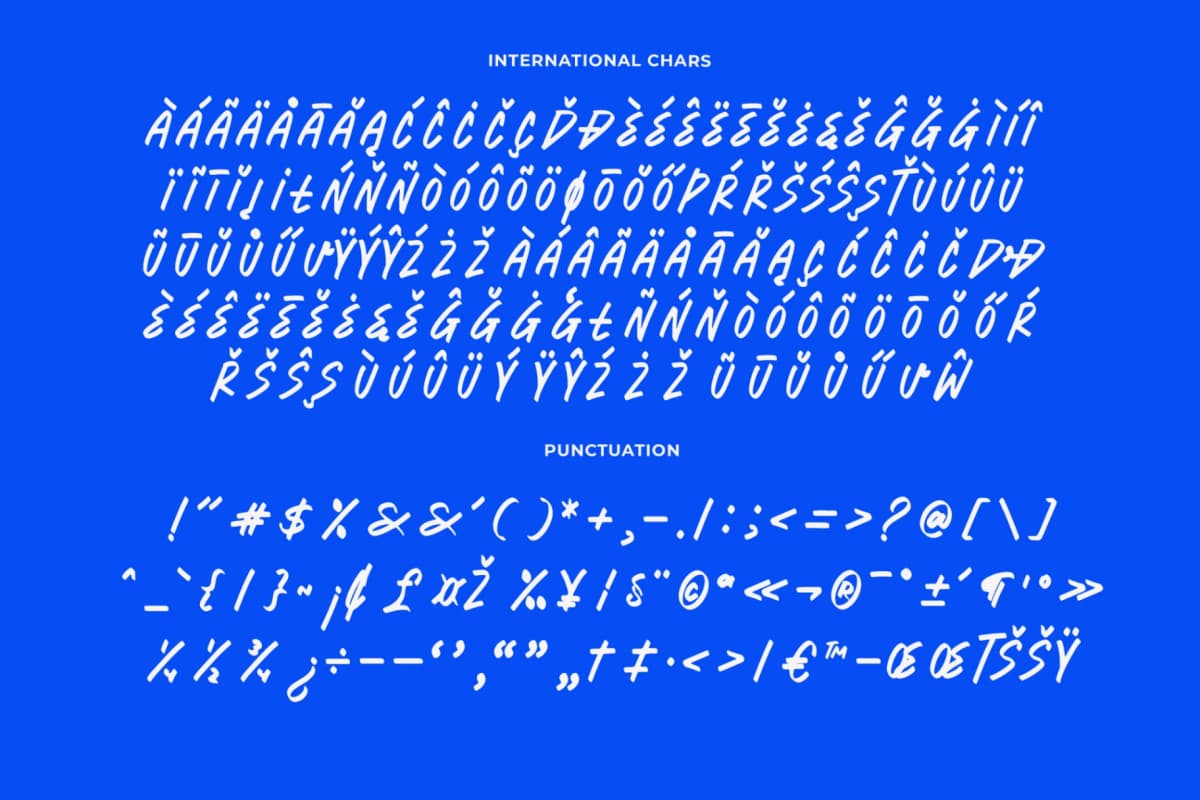 Jorhand Crown – Display Brush Font font preview 17