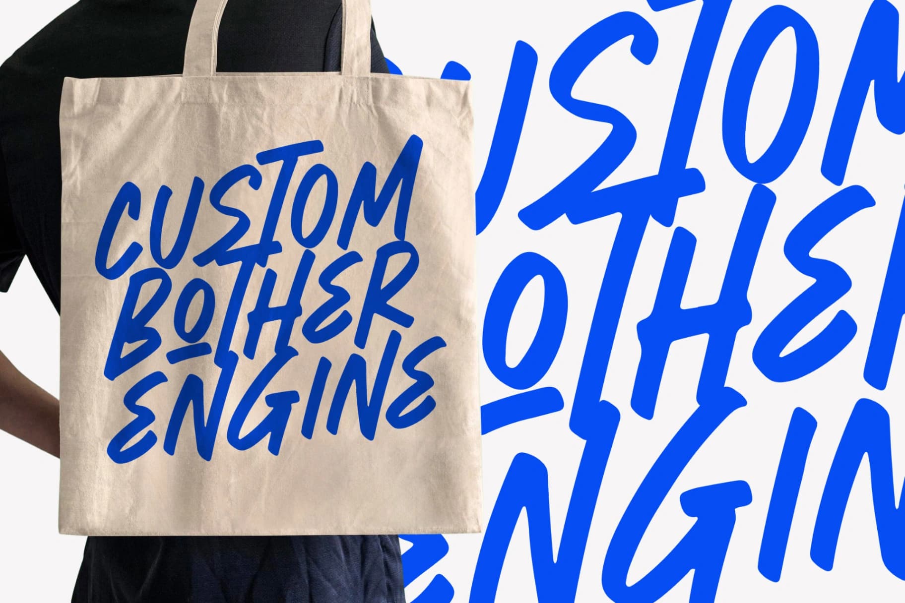 Preview 5 for Jorhand Crown – Display Brush Font