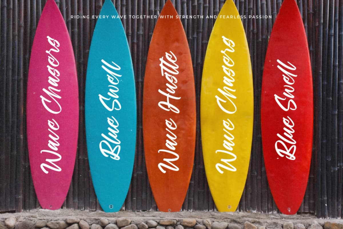 Preview 3 for Theglath - Bold Calligraphy Font