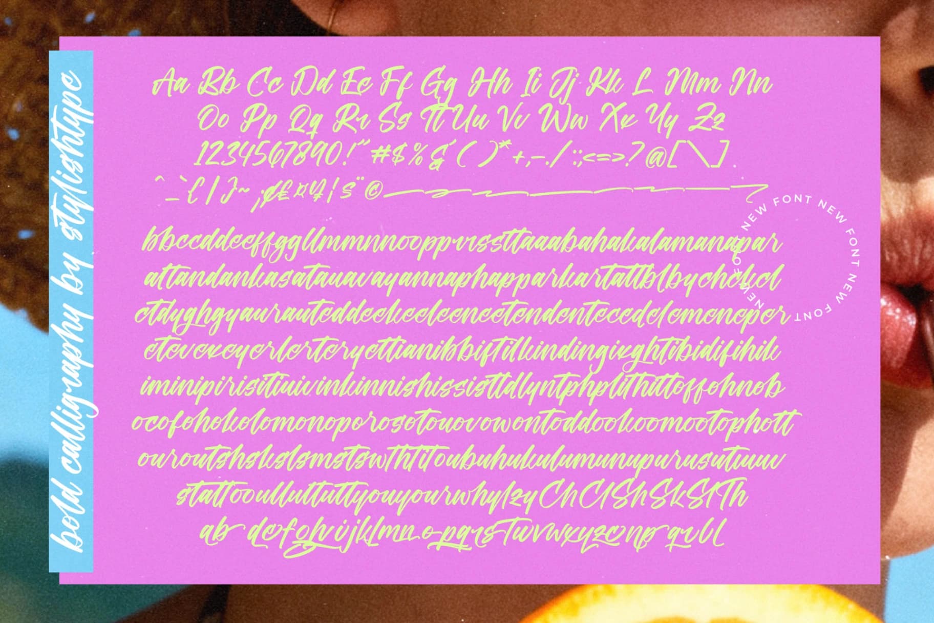 Preview 19 for Theglath - Bold Calligraphy Font
